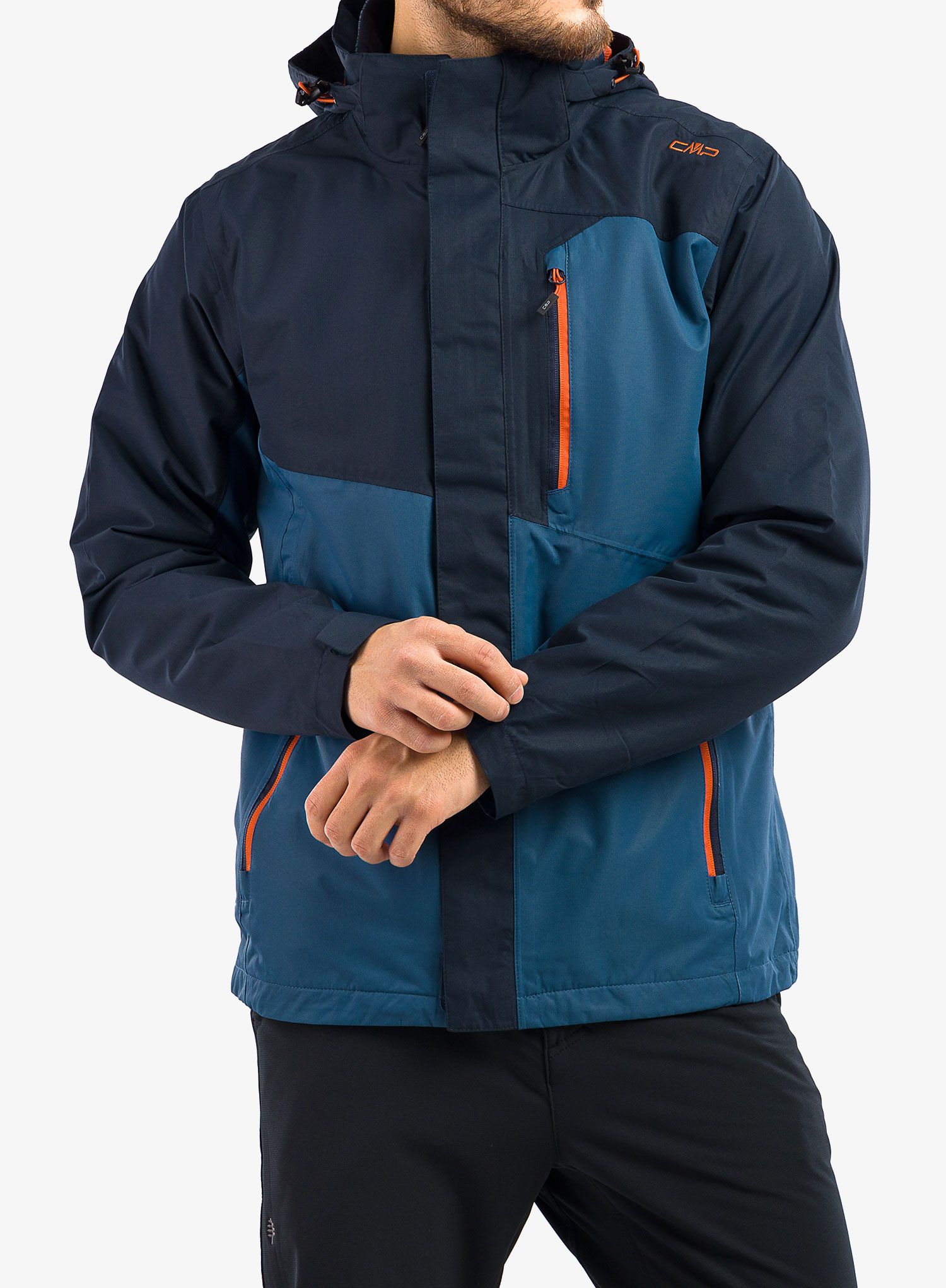 Куртка 3в1 CMP Hugo Jacket Zip Hood - black blue