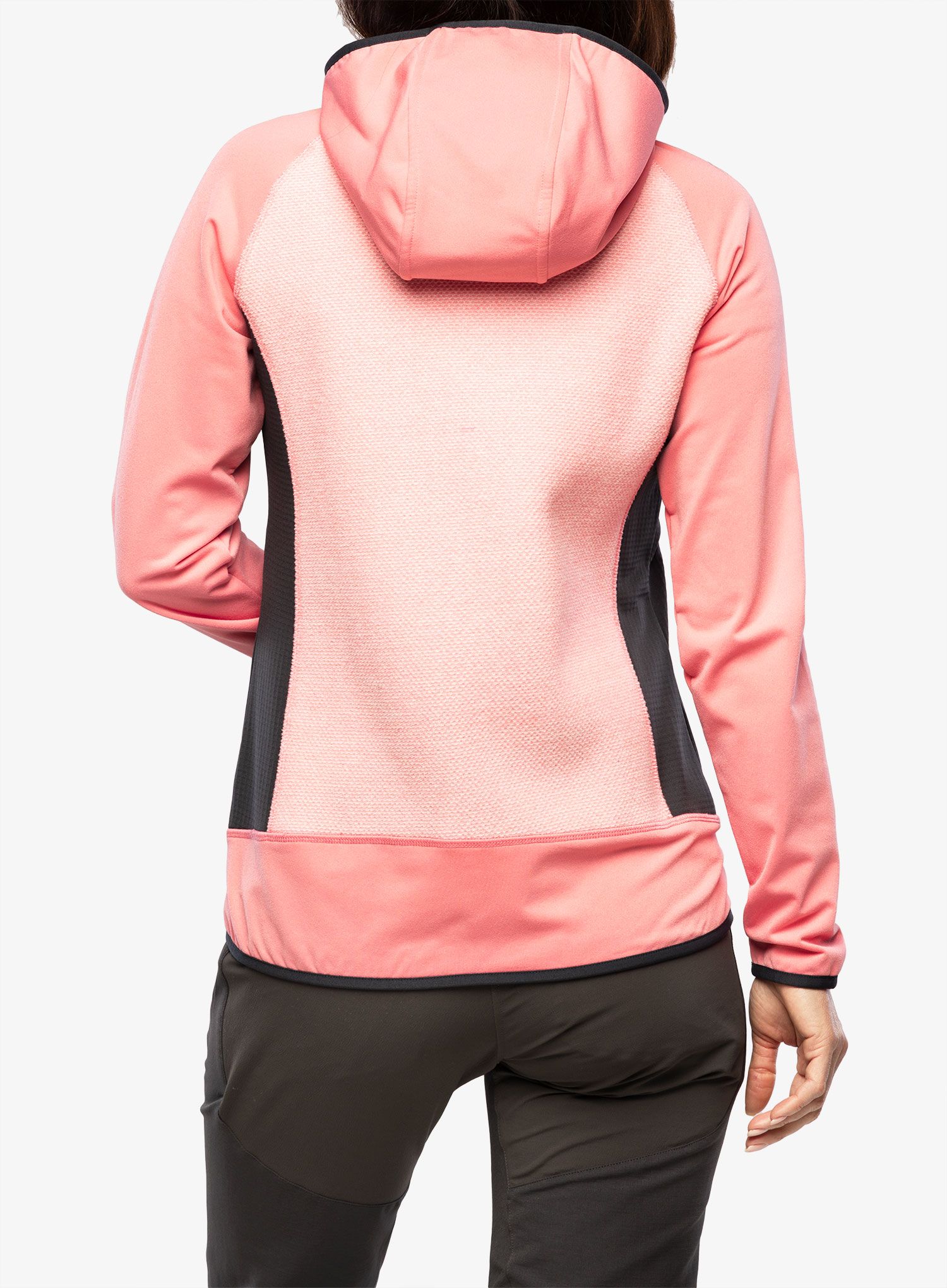 Фліска жіноча CMP Jacket Fix Hood Ahri - pesca/antracite