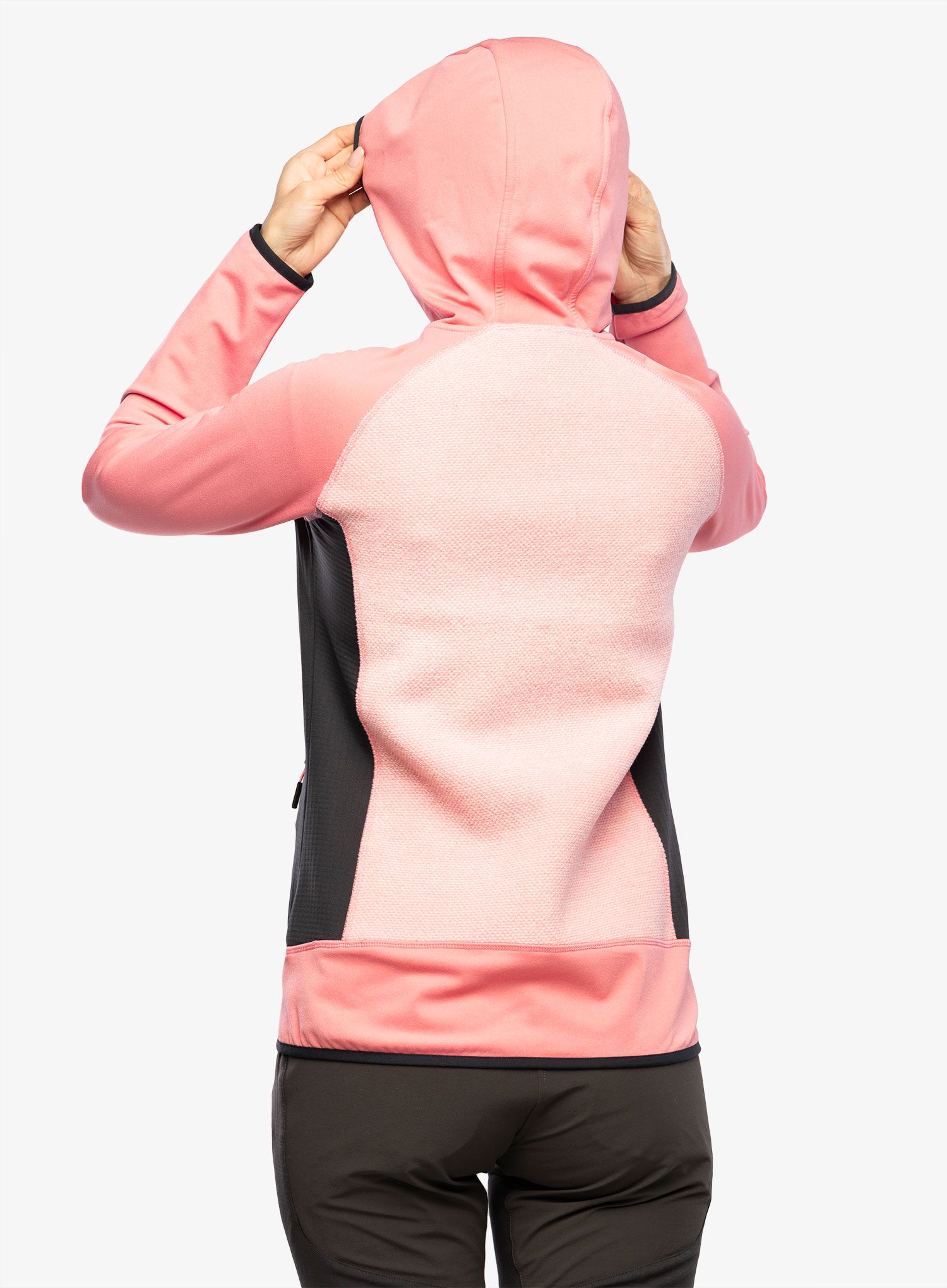 Фліска жіноча CMP Jacket Fix Hood Ahri - pesca/antracite