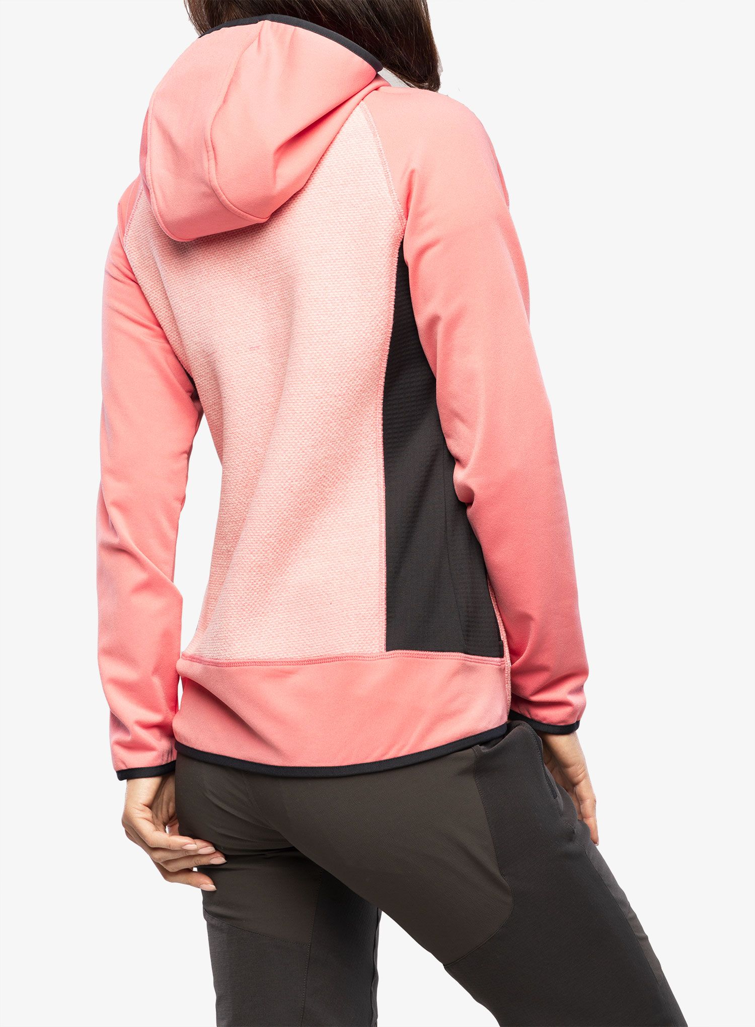 Фліска жіноча CMP Jacket Fix Hood Ahri - pesca/antracite