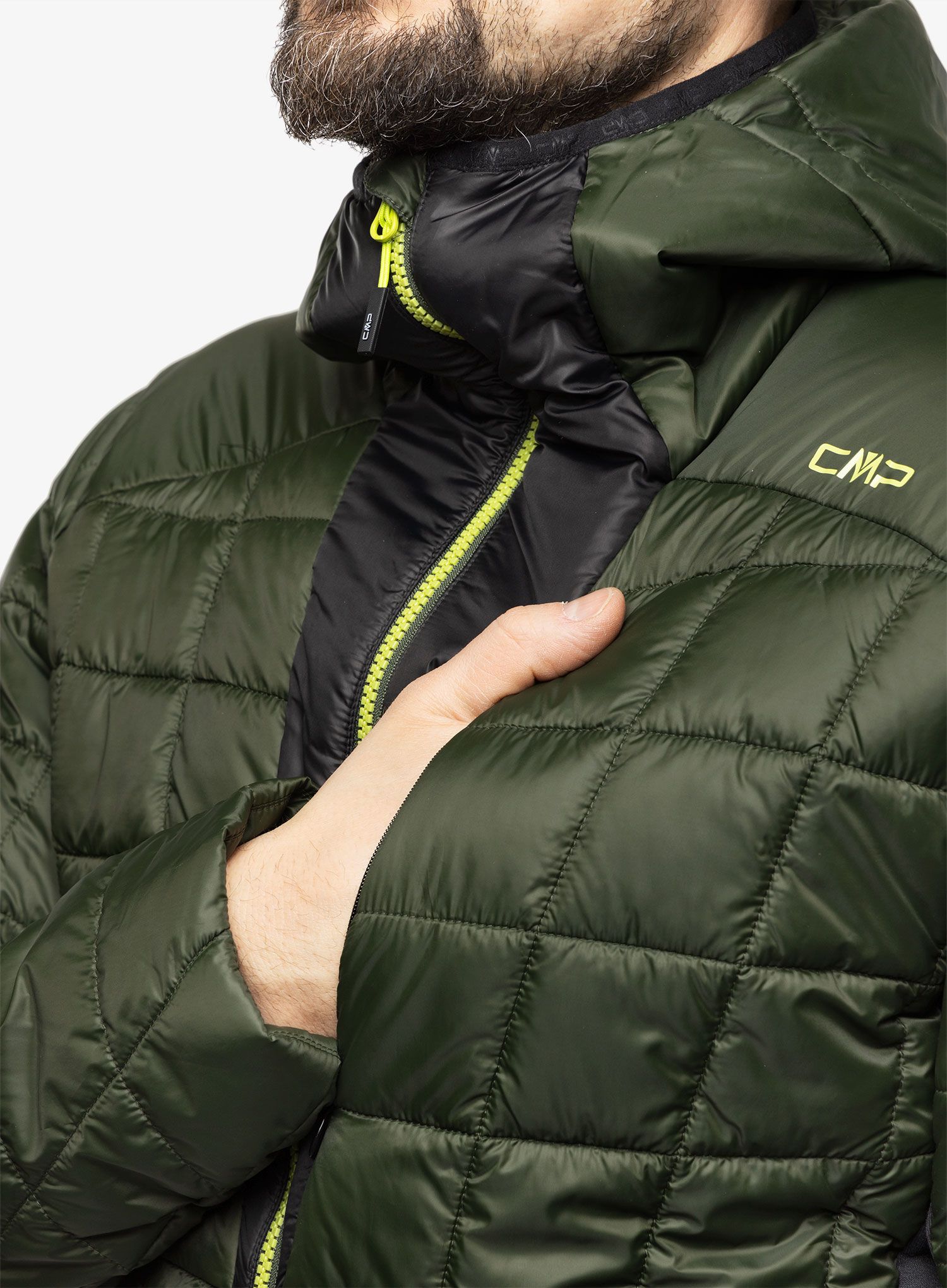 Куртка утеплена CMP Jacket Fix Hood Master - oil green