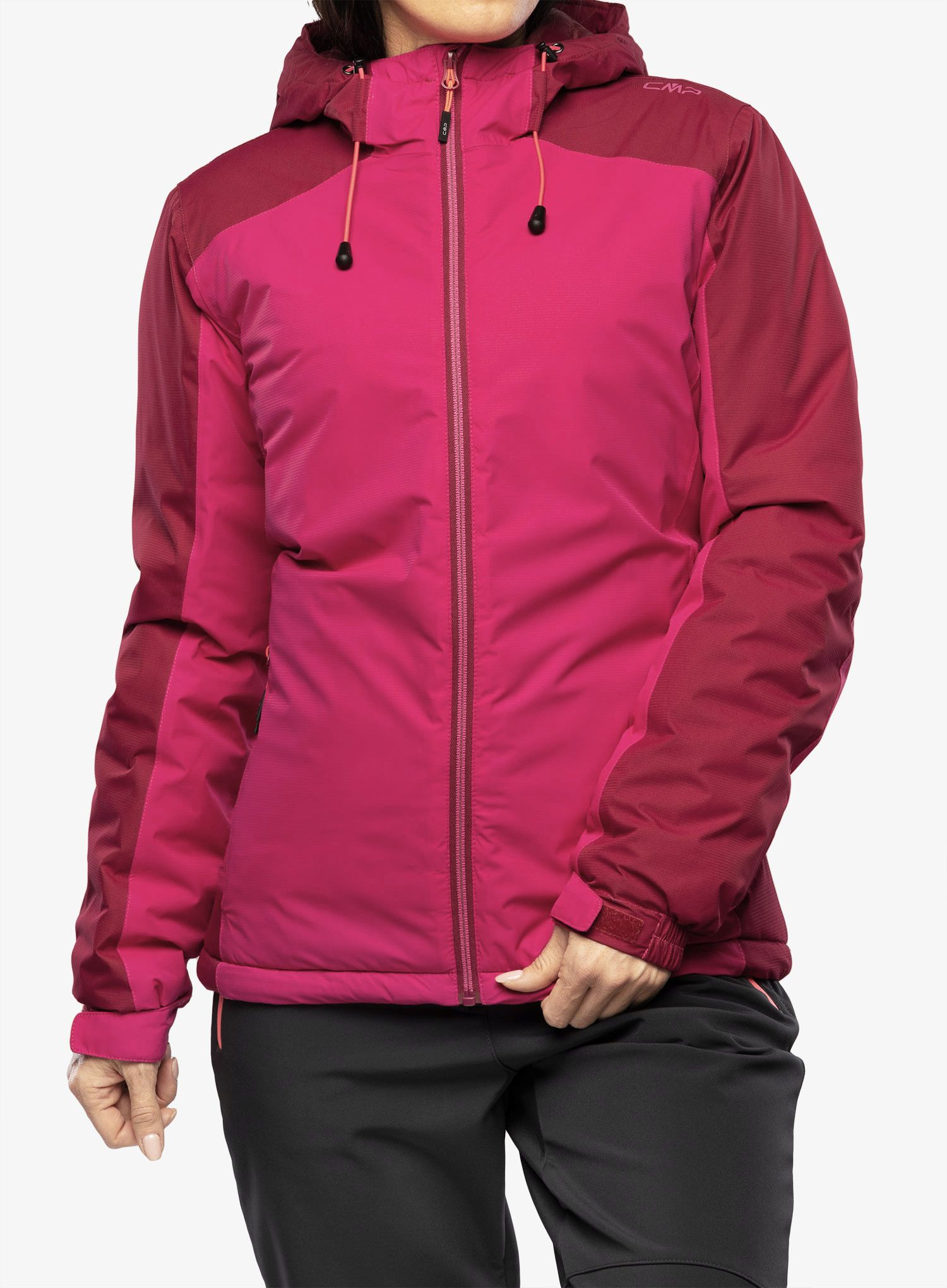 Куртка утеплена жіноча CMP Jacket Fix Hood Teemo - fuxia