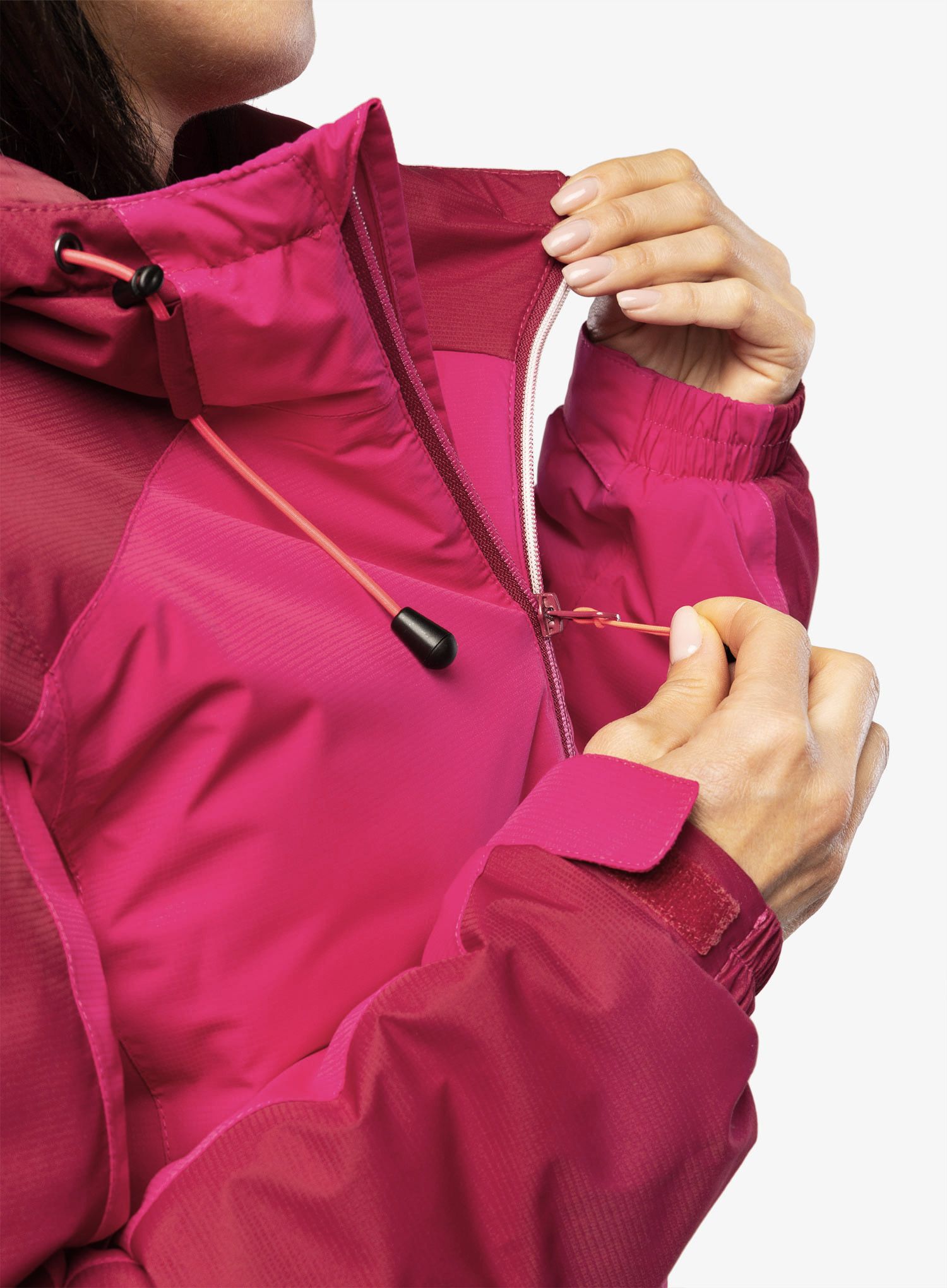 Куртка утеплена жіноча CMP Jacket Fix Hood Teemo - fuxia