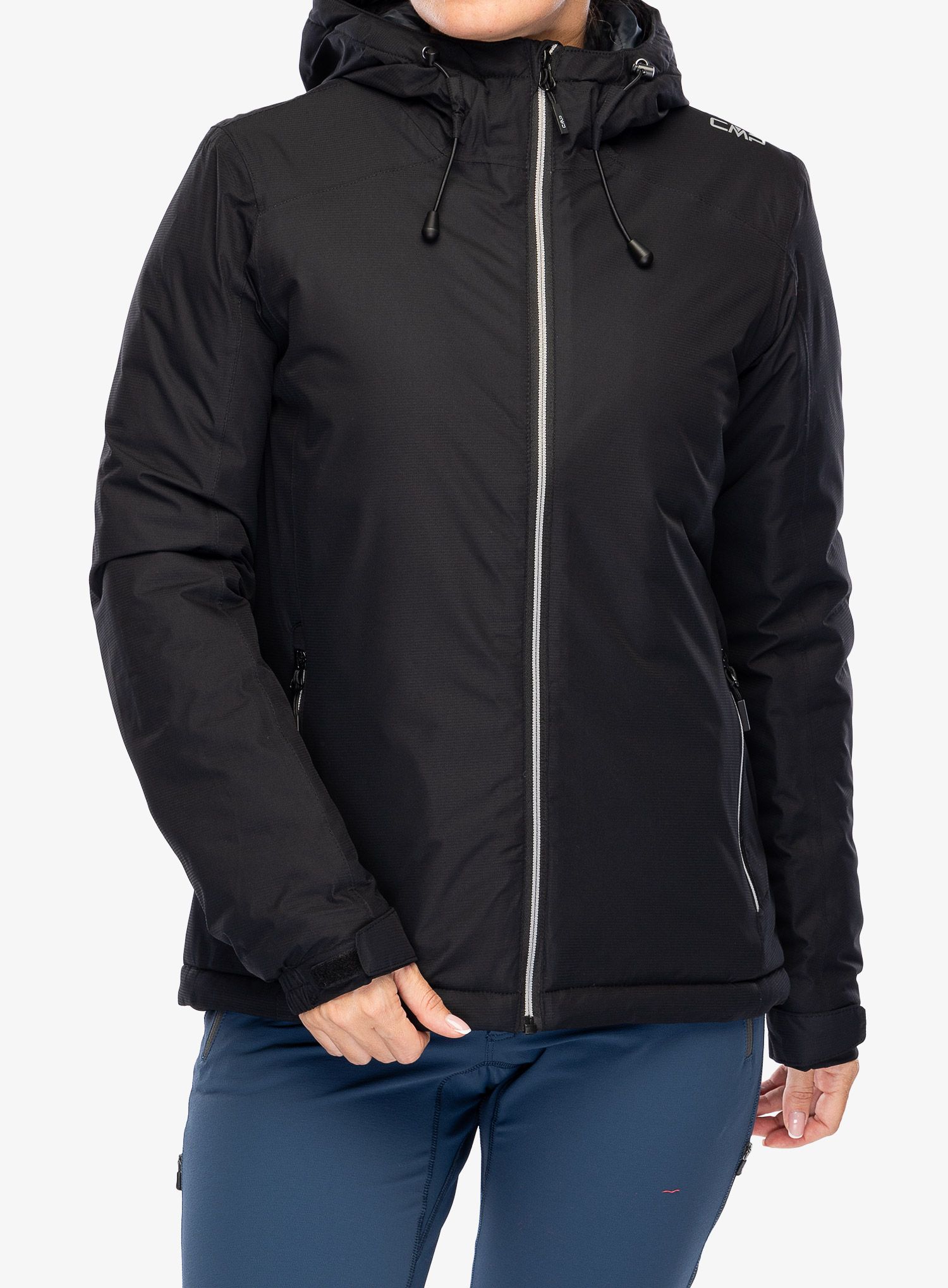 Куртка утеплена жіноча CMP Jacket Fix Hood Teemo - nero