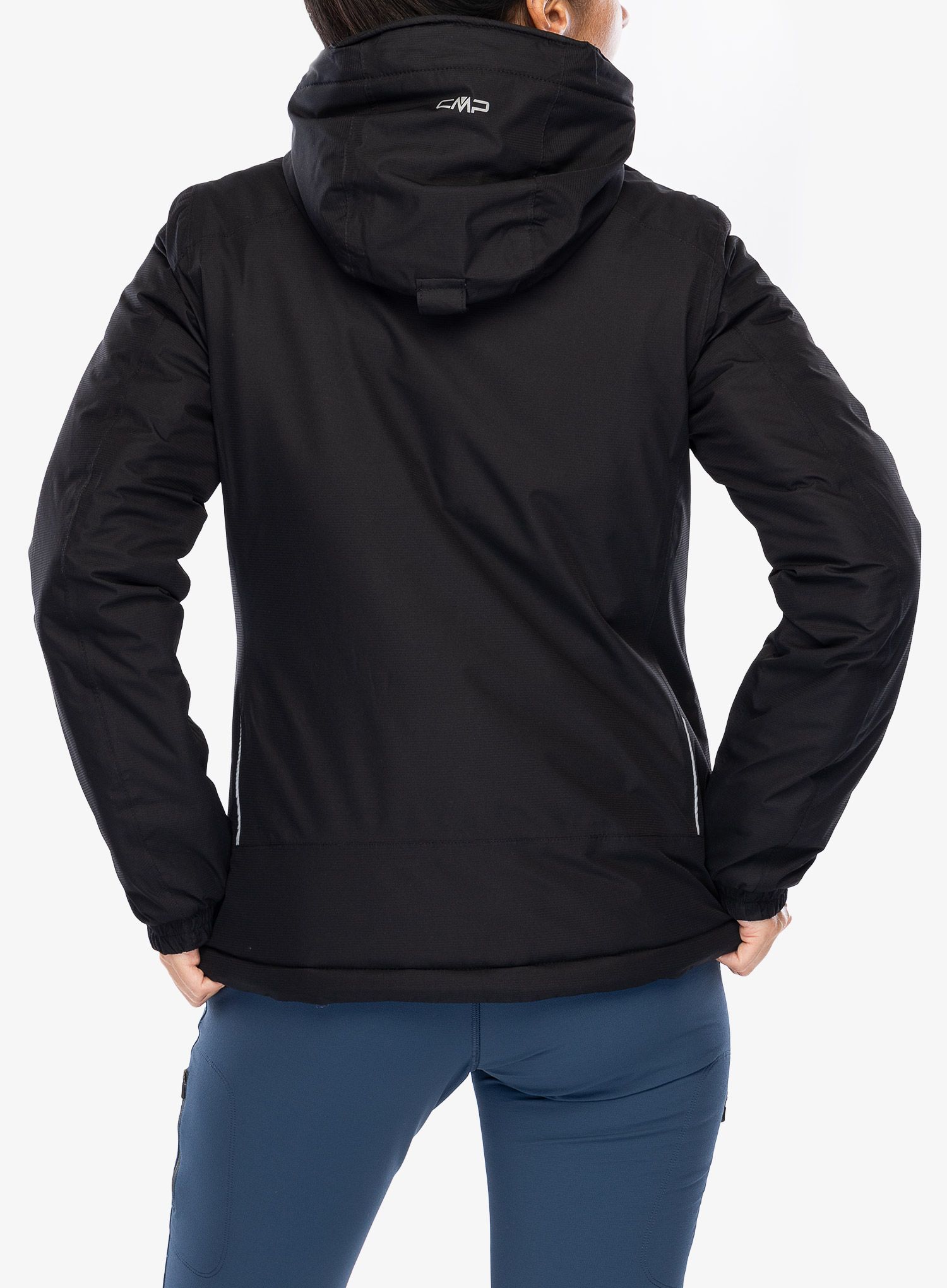 Куртка утеплена жіноча CMP Jacket Fix Hood Teemo - nero