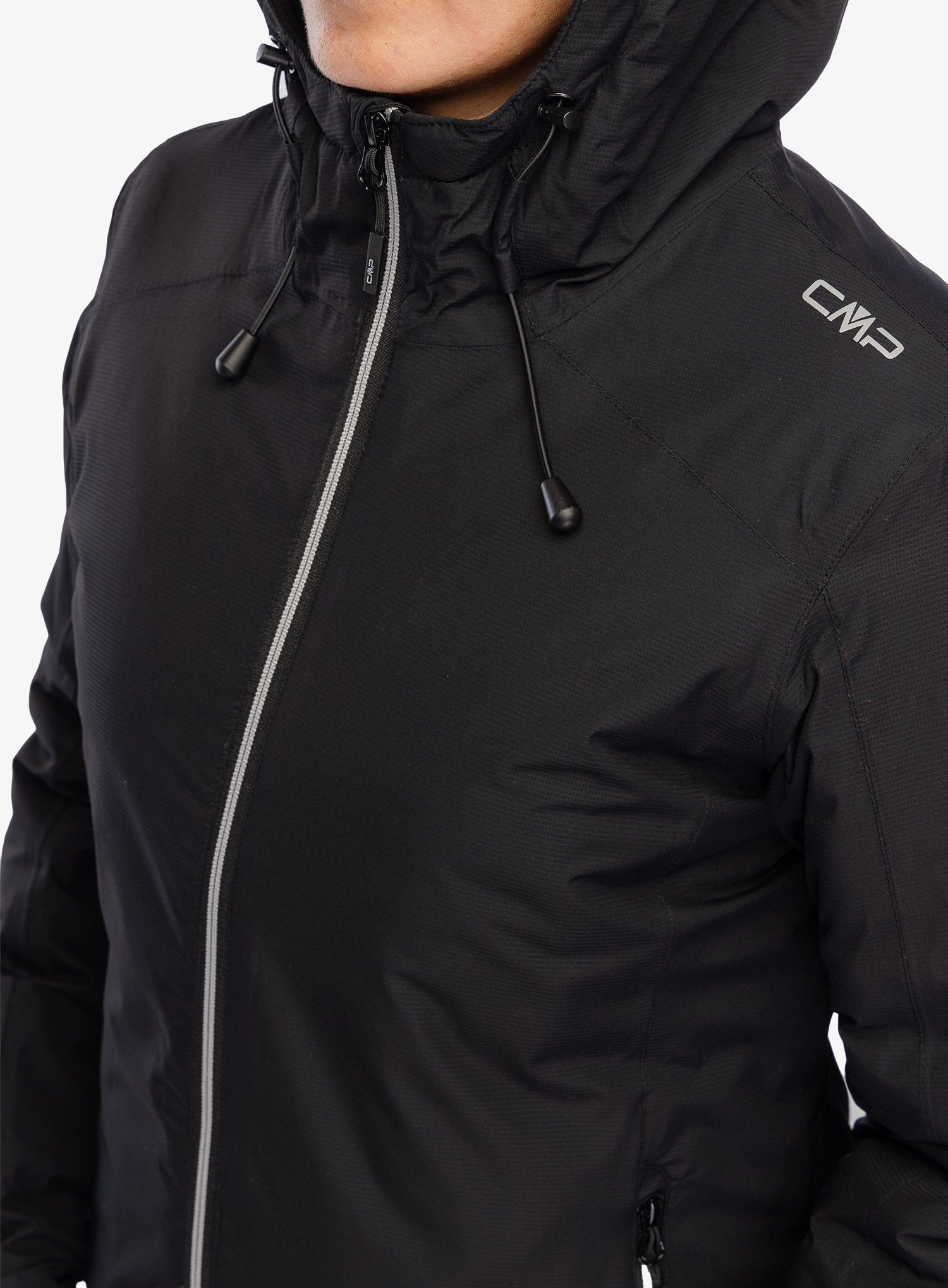 Куртка утеплена жіноча CMP Jacket Fix Hood Teemo - nero