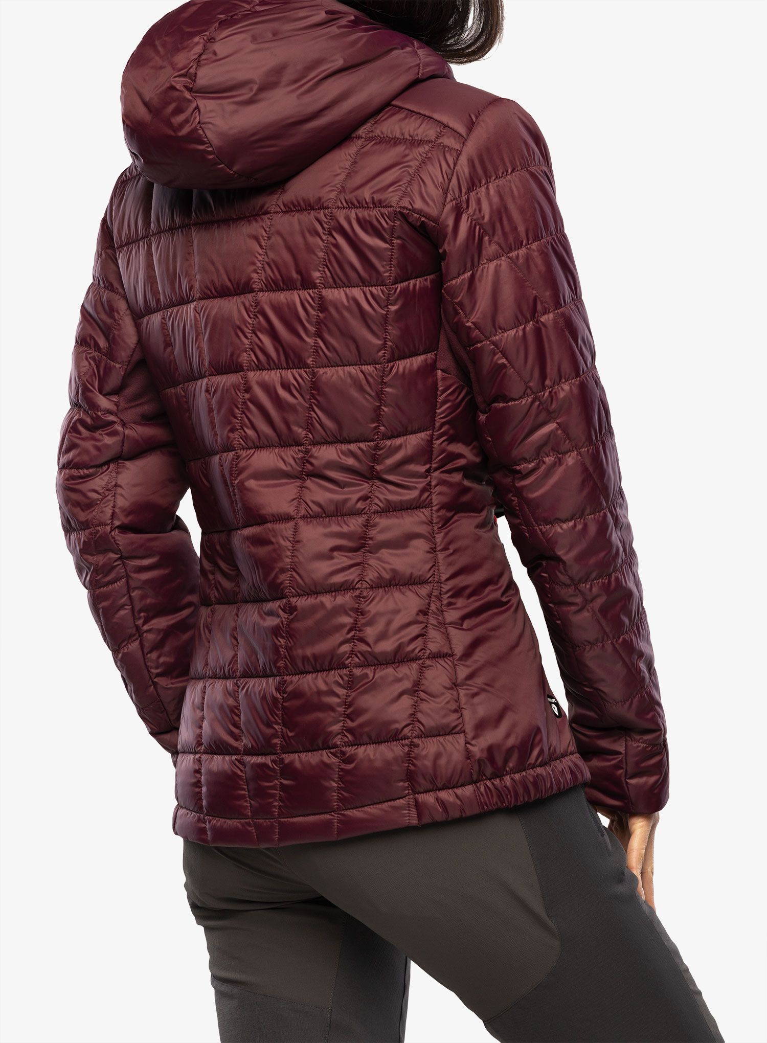 Куртка утеплена жіноча CMP Jacket Fix Hood Ziggs - burgundy