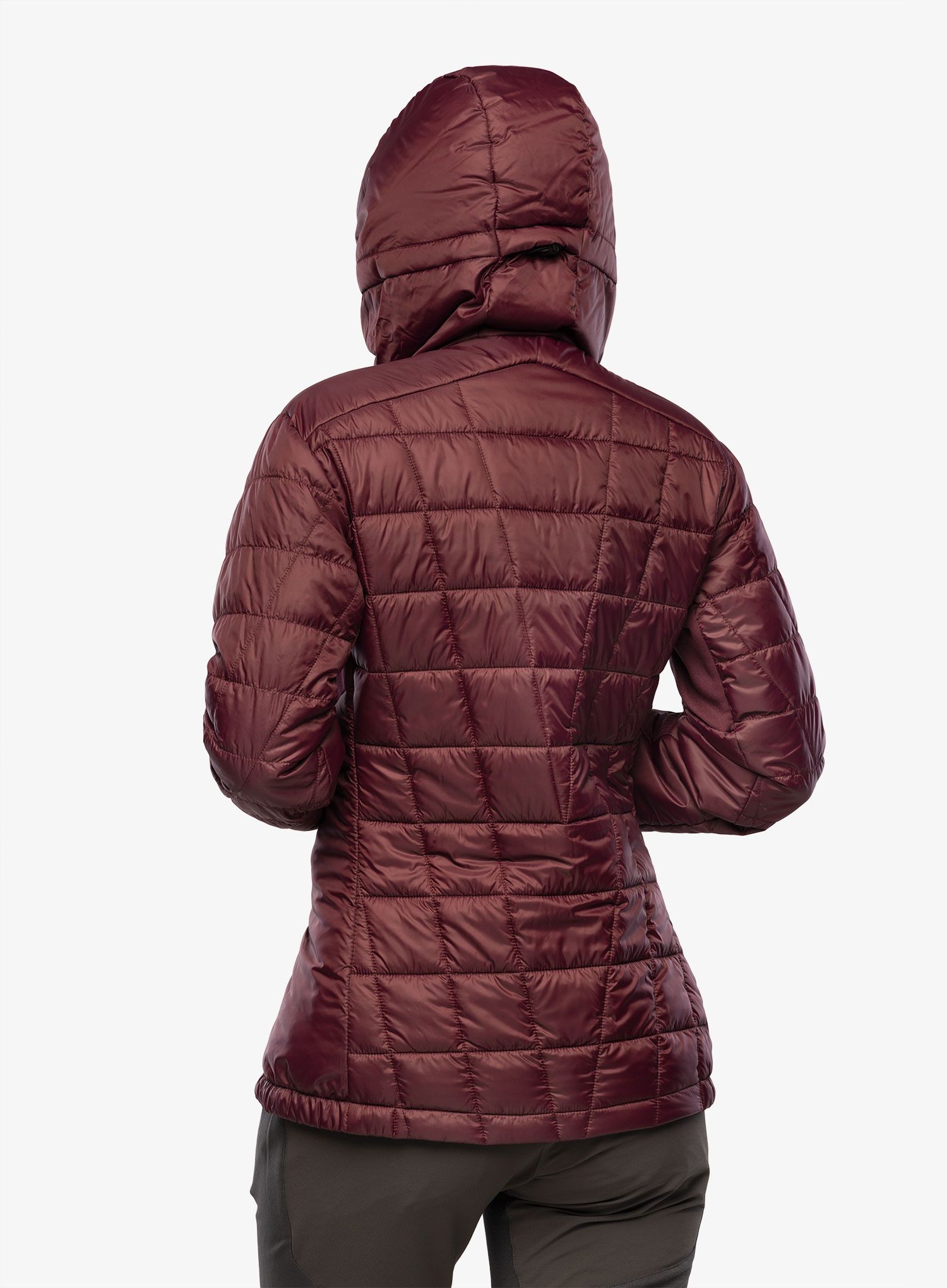 Куртка утеплена жіноча CMP Jacket Fix Hood Ziggs - burgundy