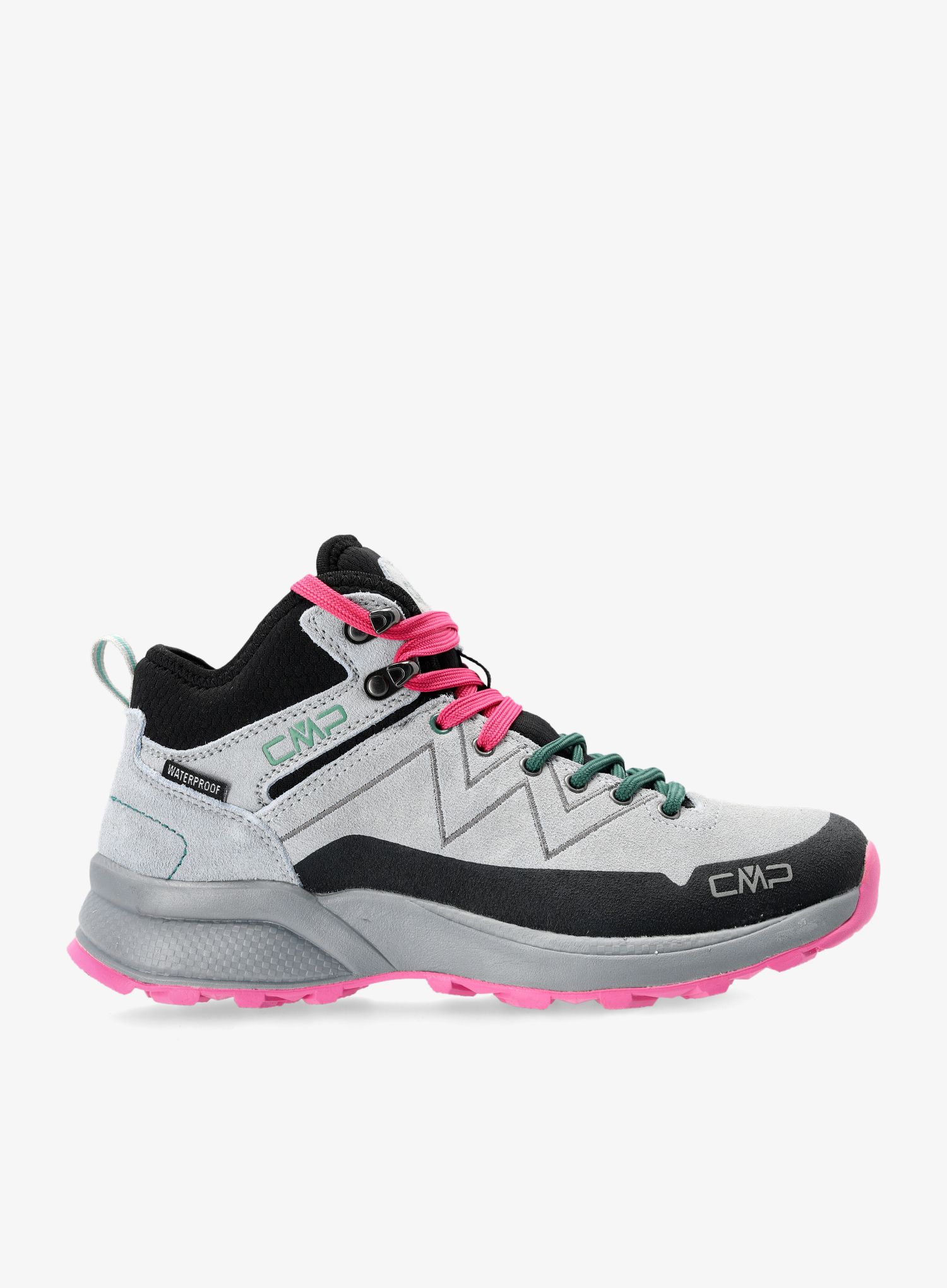 Черевики туристичні жіночі CMP Kaleepso Mid Hiking Shoe WP - grey/menta