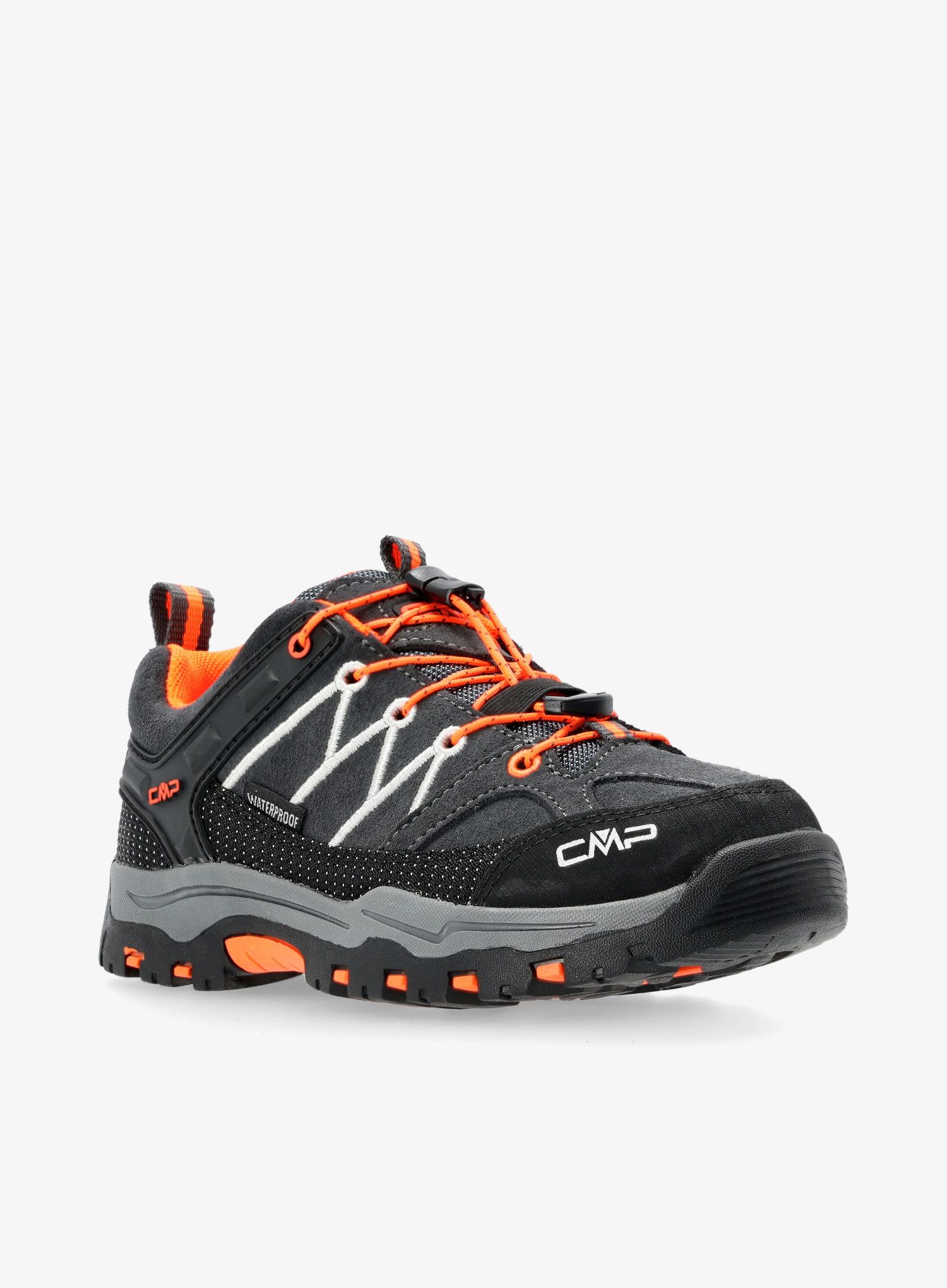 Черевики дитячі CMP Kids Rigel Low Trekking Shoes Wp - antracite-flash orange