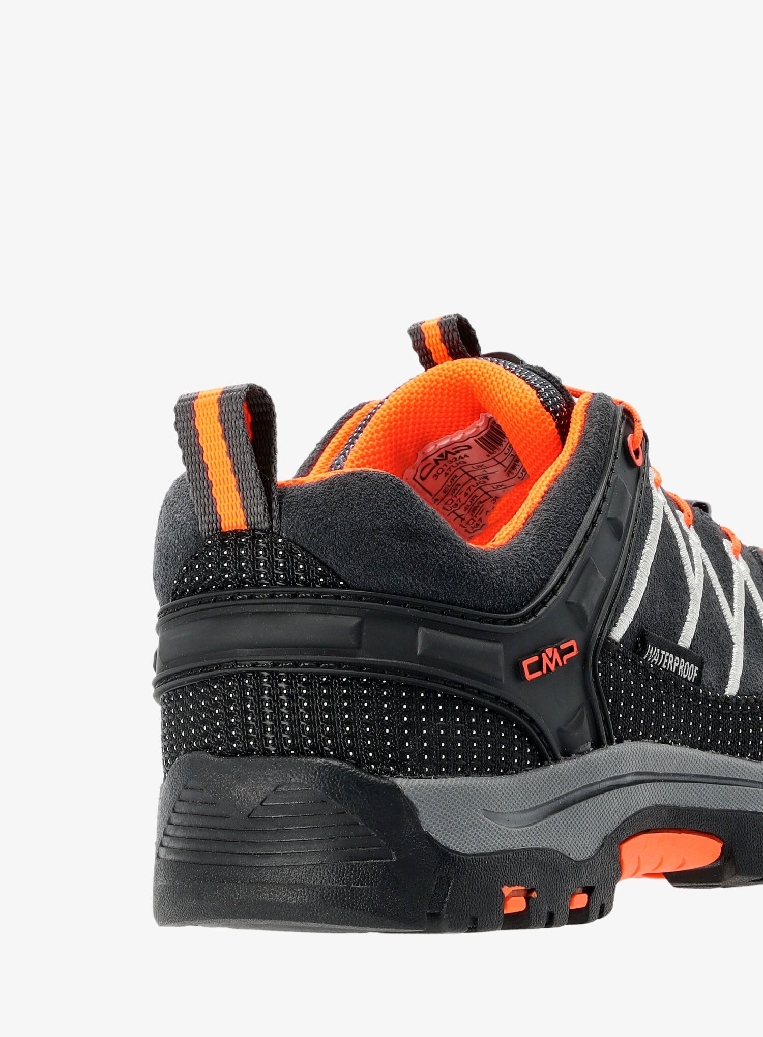 Черевики дитячі CMP Kids Rigel Low Trekking Shoes Wp - antracite-flash orange