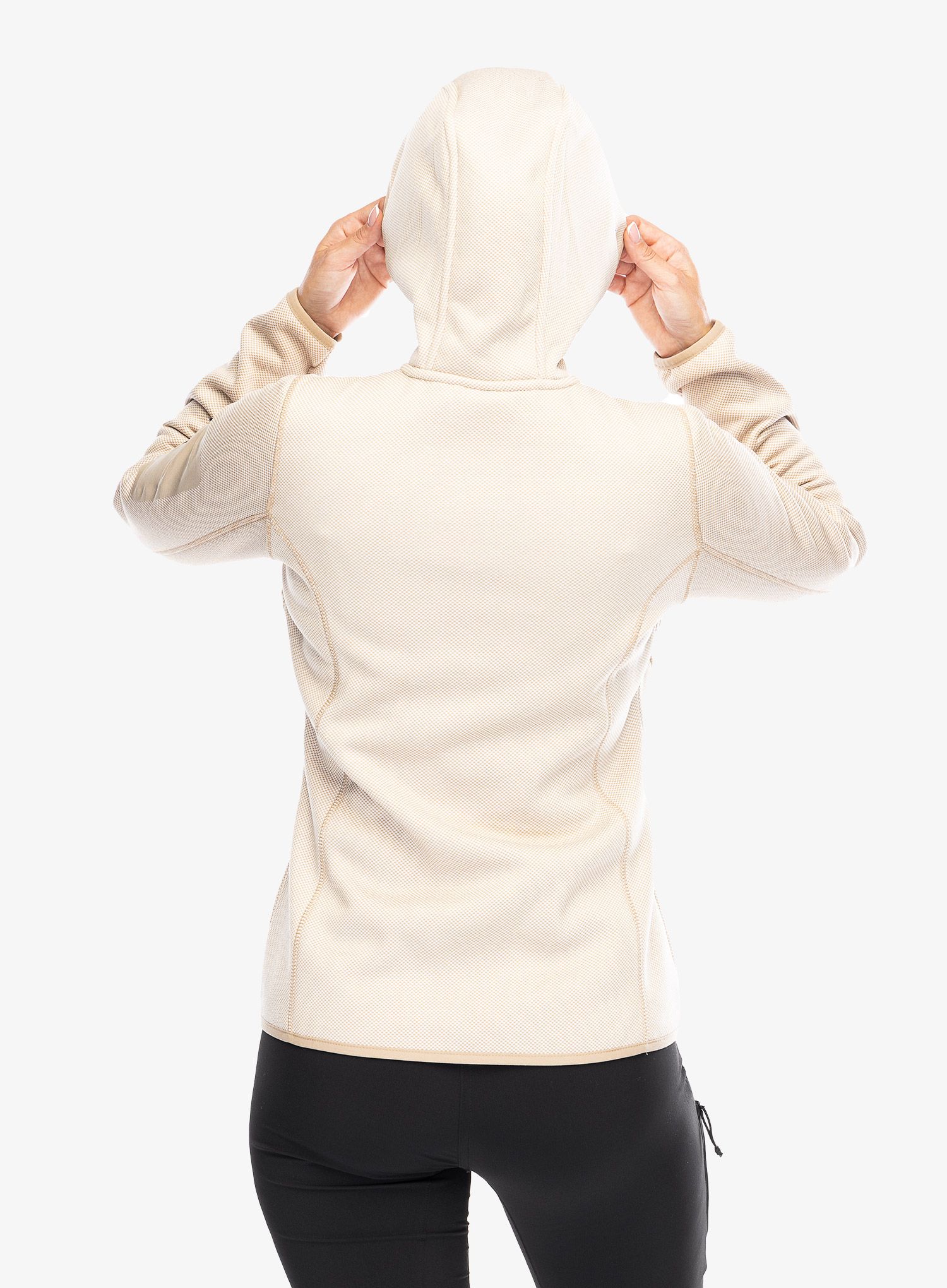 Фліска жіноча CMP Londra Fix Hood Jacket Knitted - b.cogesso/sesamo