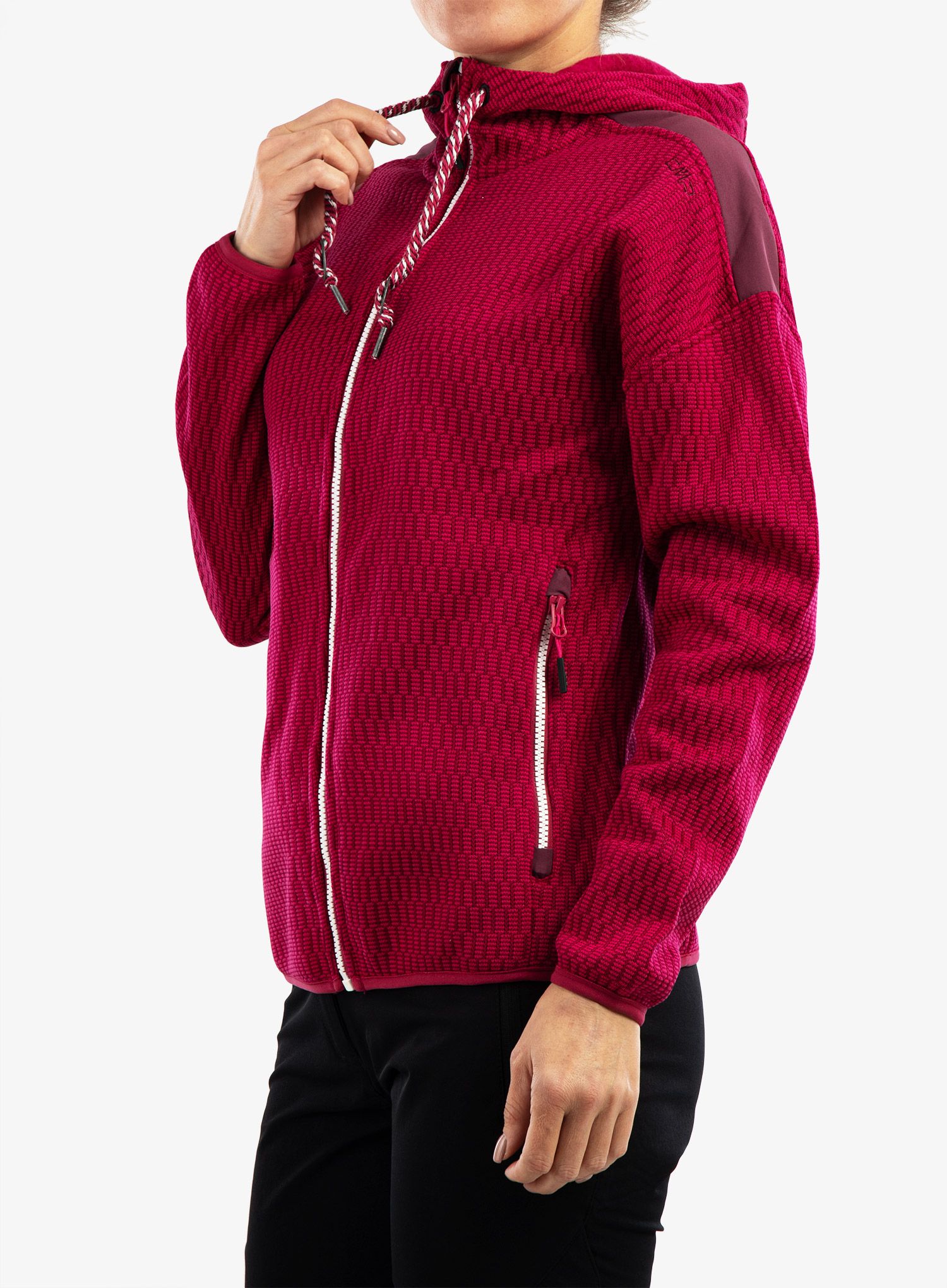 Фліска жіноча CMP Lucy Jacket Fix Hood - fucsia/amaranto