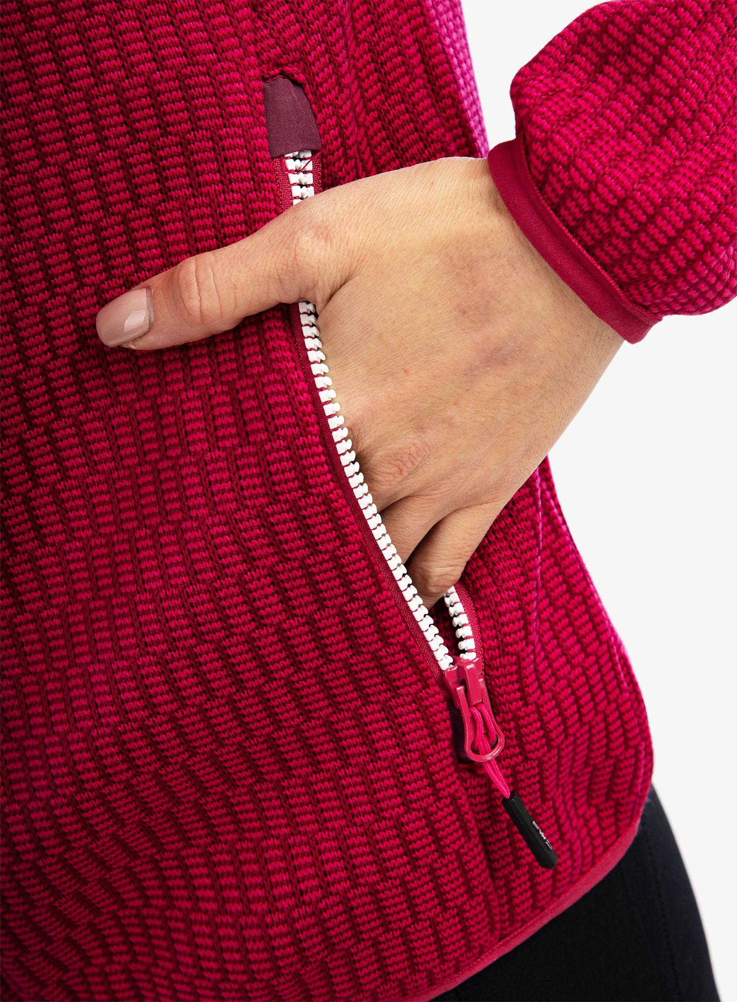 Фліска жіноча CMP Lucy Jacket Fix Hood - fucsia/amaranto