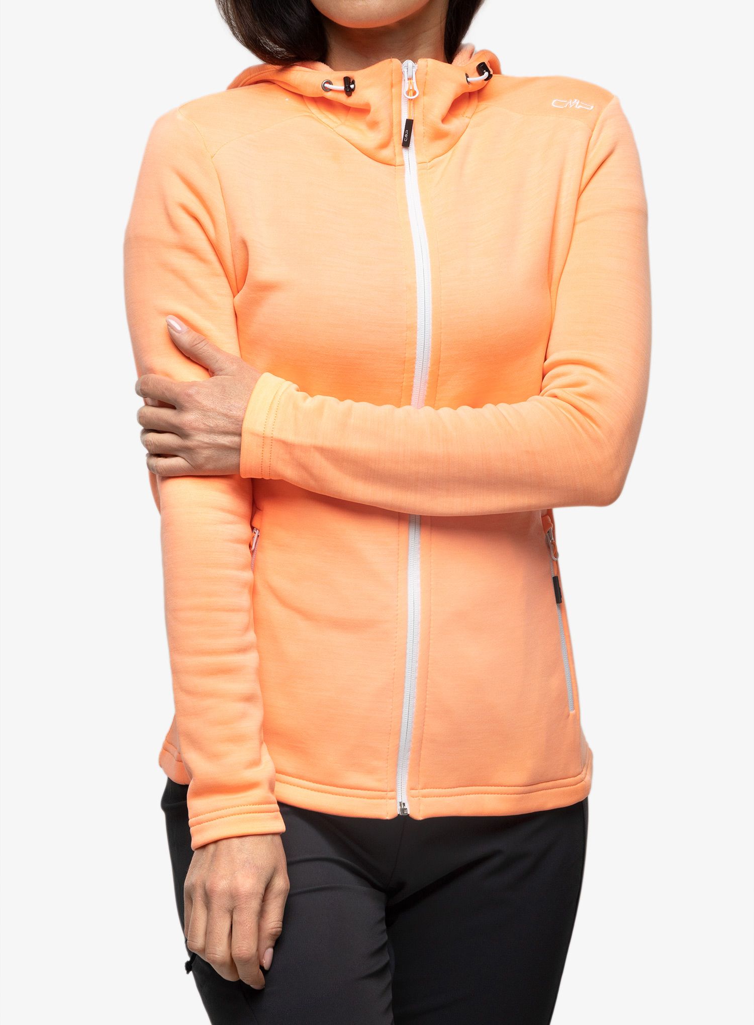 Кофта з каптуром жіноча CMP Orianna Jacket Fix Hood - sunrise mel