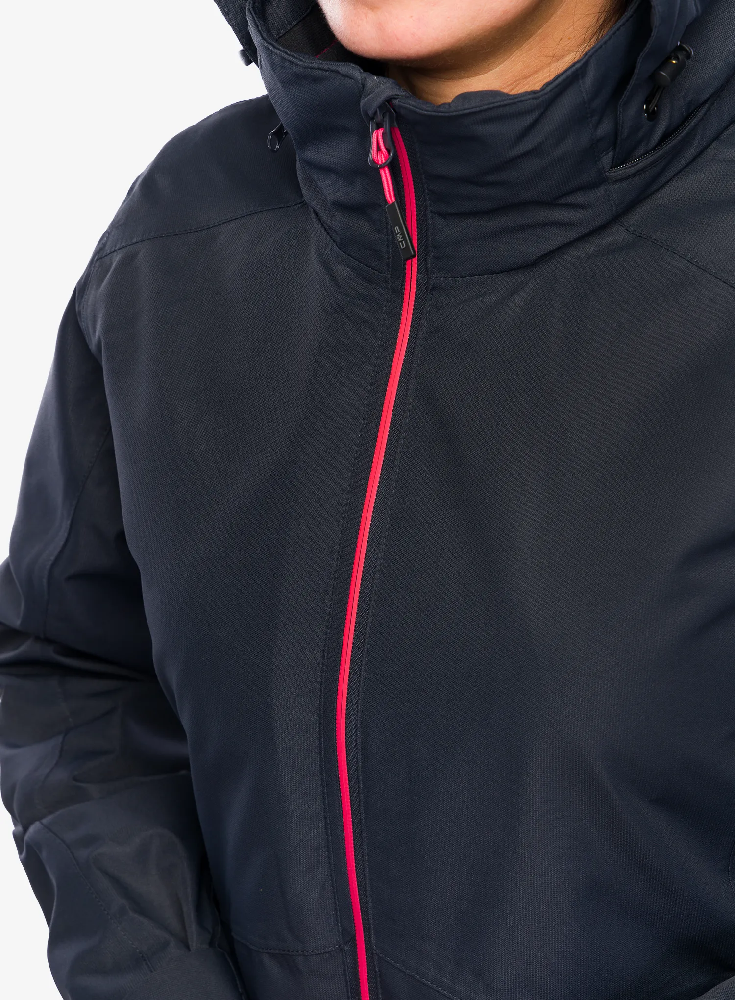 Куртка 3в1 жіноча CMP Page Jacket Zip Hood Detachble Inn.Jacket - antracite/corallo