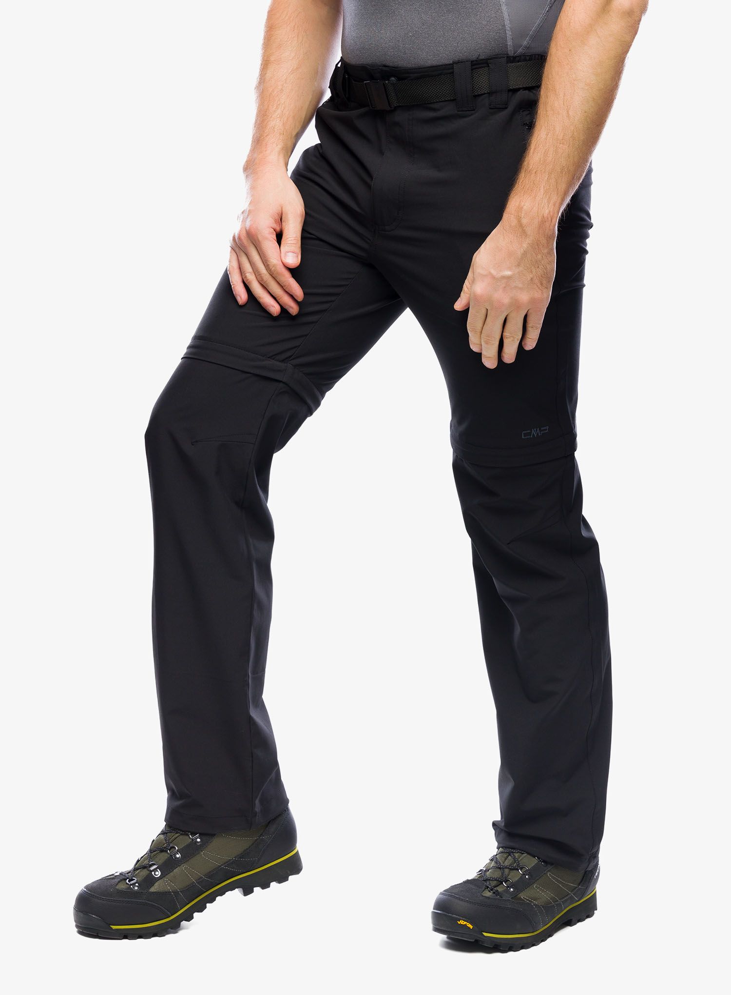 Штани CMP Rule Zip Off Pant Stretch Polyester - nero