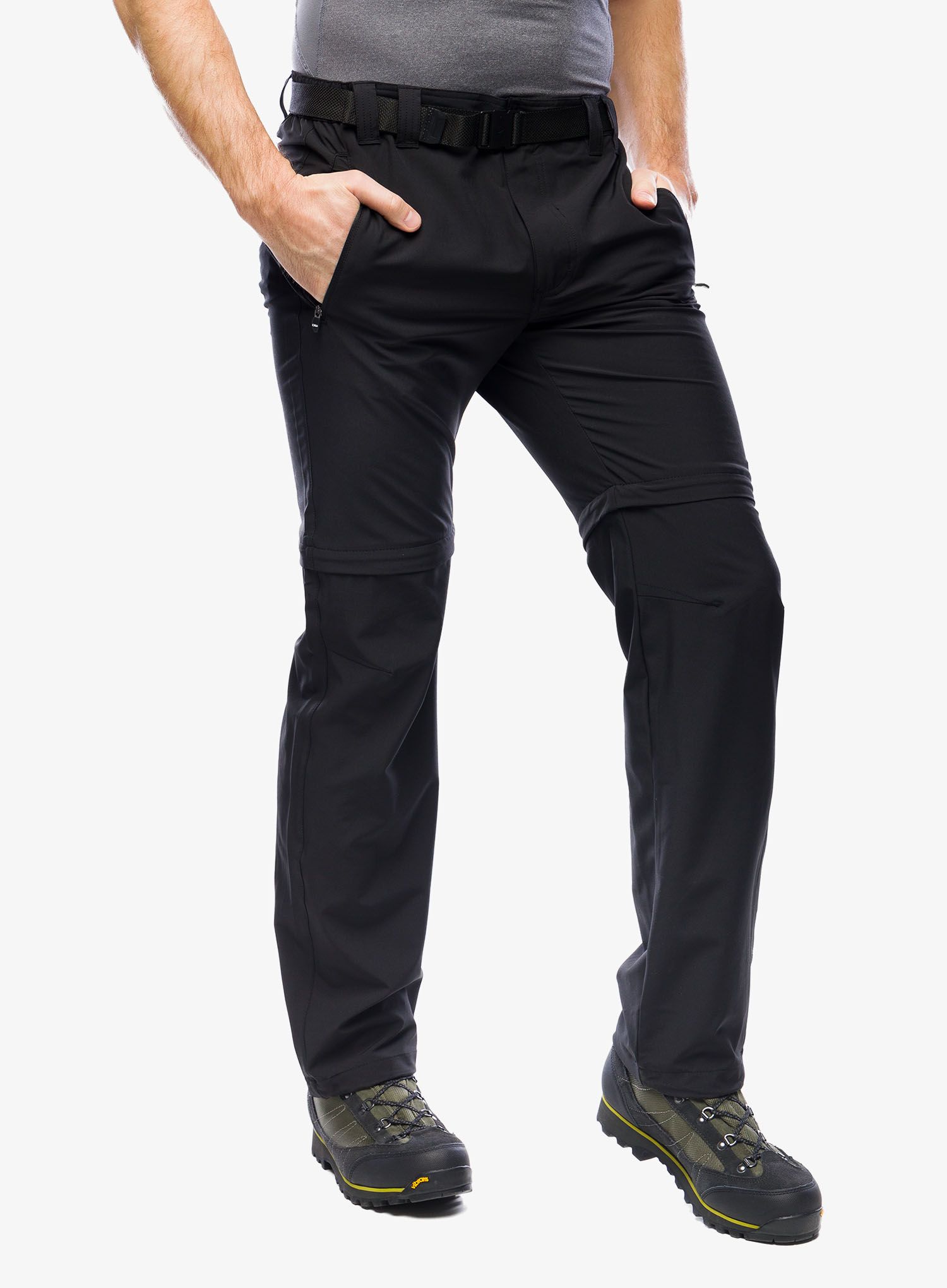 Штани CMP Rule Zip Off Pant Stretch Polyester - nero