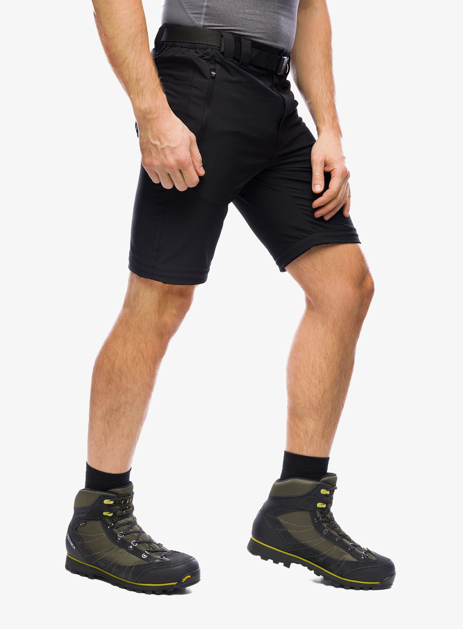 Штани CMP Rule Zip Off Pant Stretch Polyester - nero