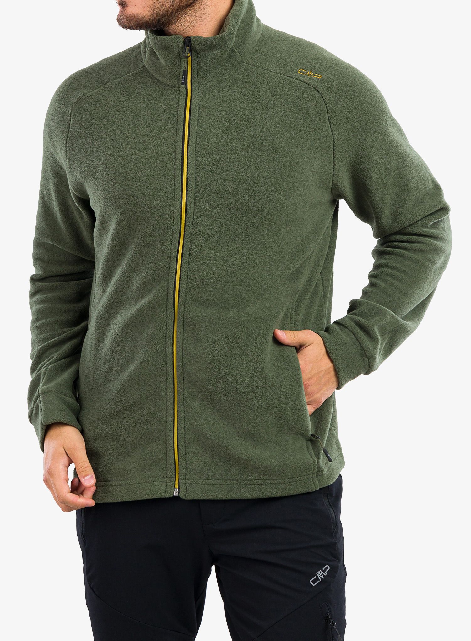 Кофта на замку CMP Spade Jacket - oil green