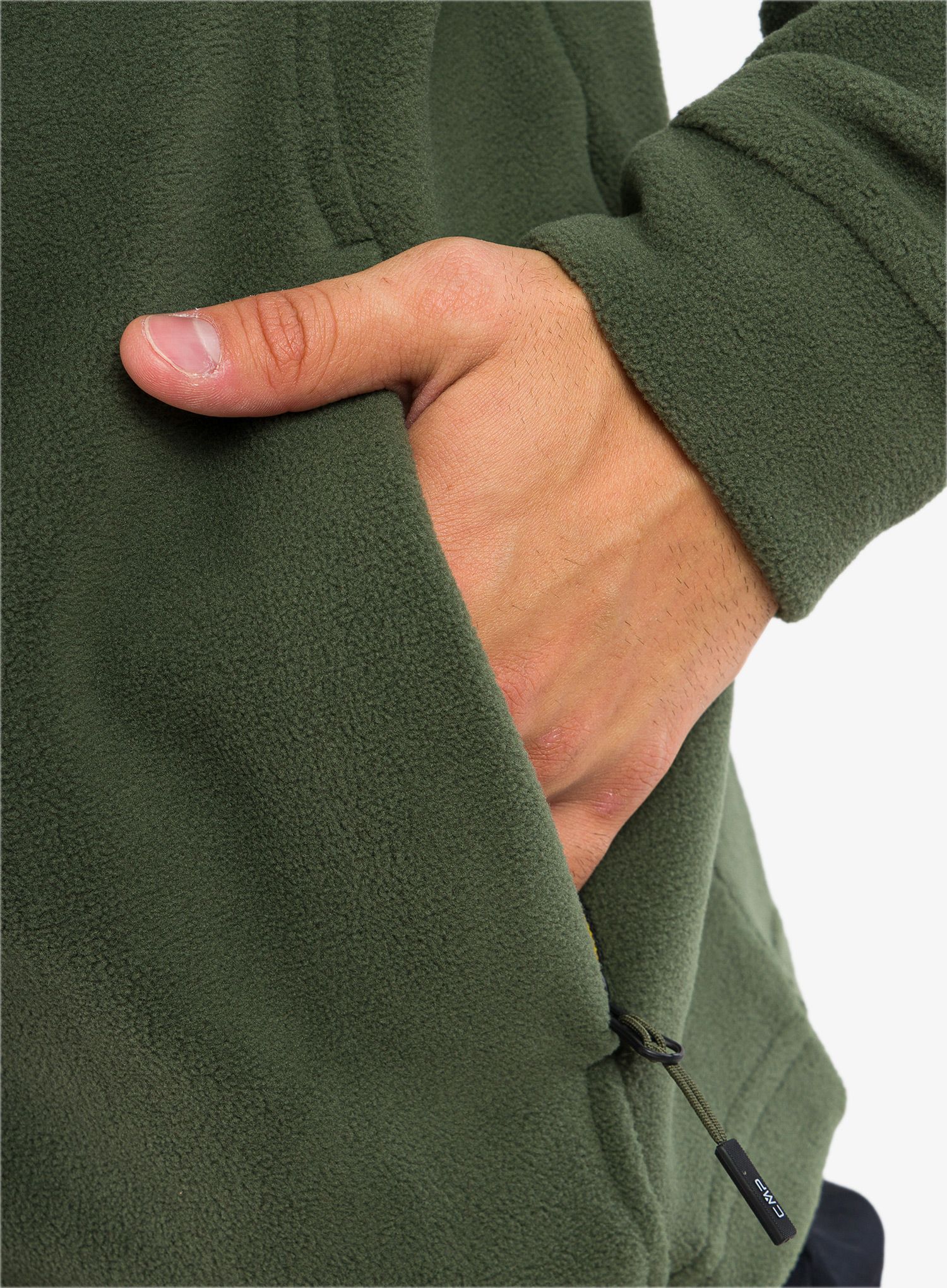 Кофта на замку CMP Spade Jacket - oil green