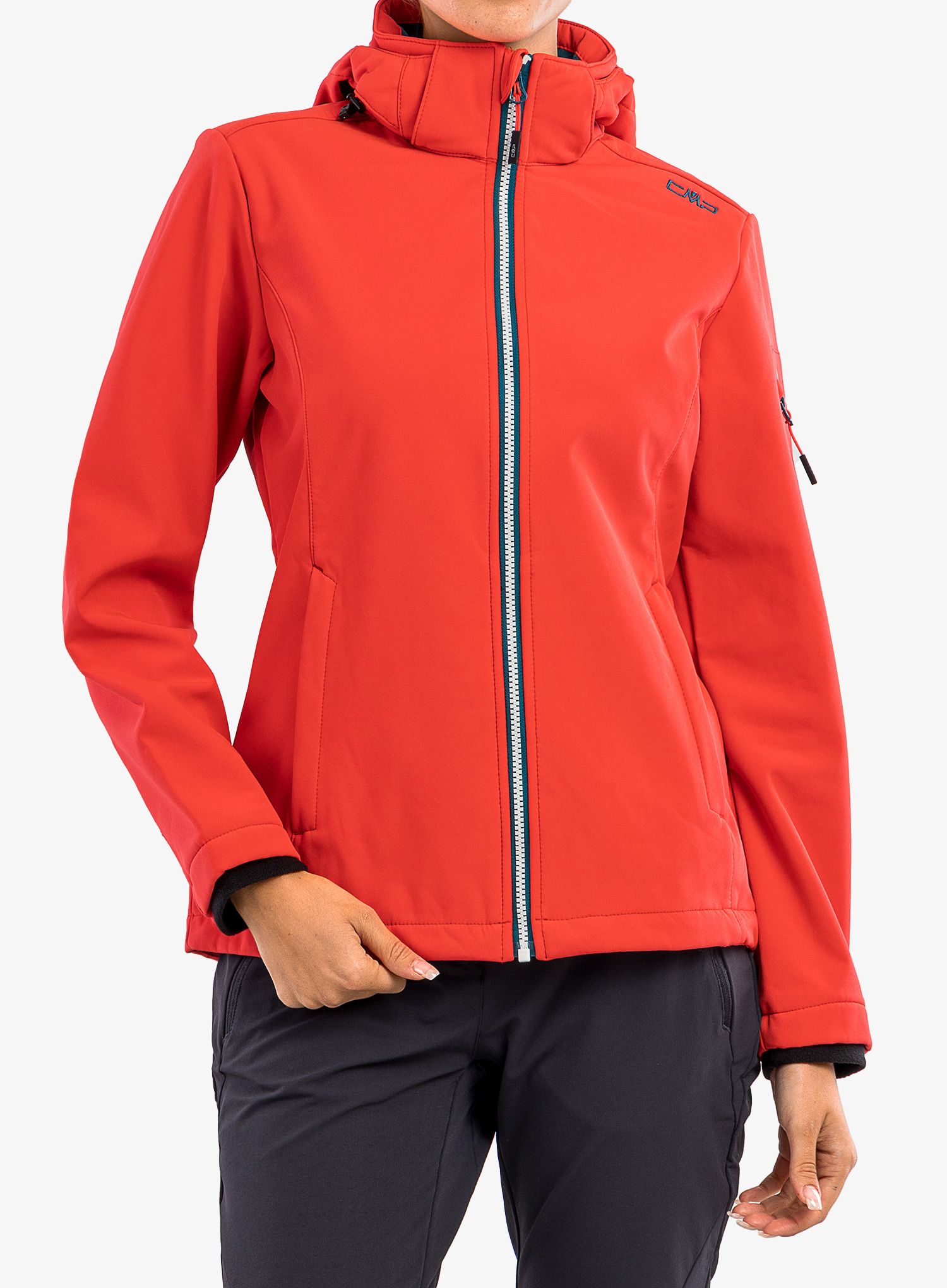 Куртка softshell жіноча CMP Terra Jacket Zip Hood - campari