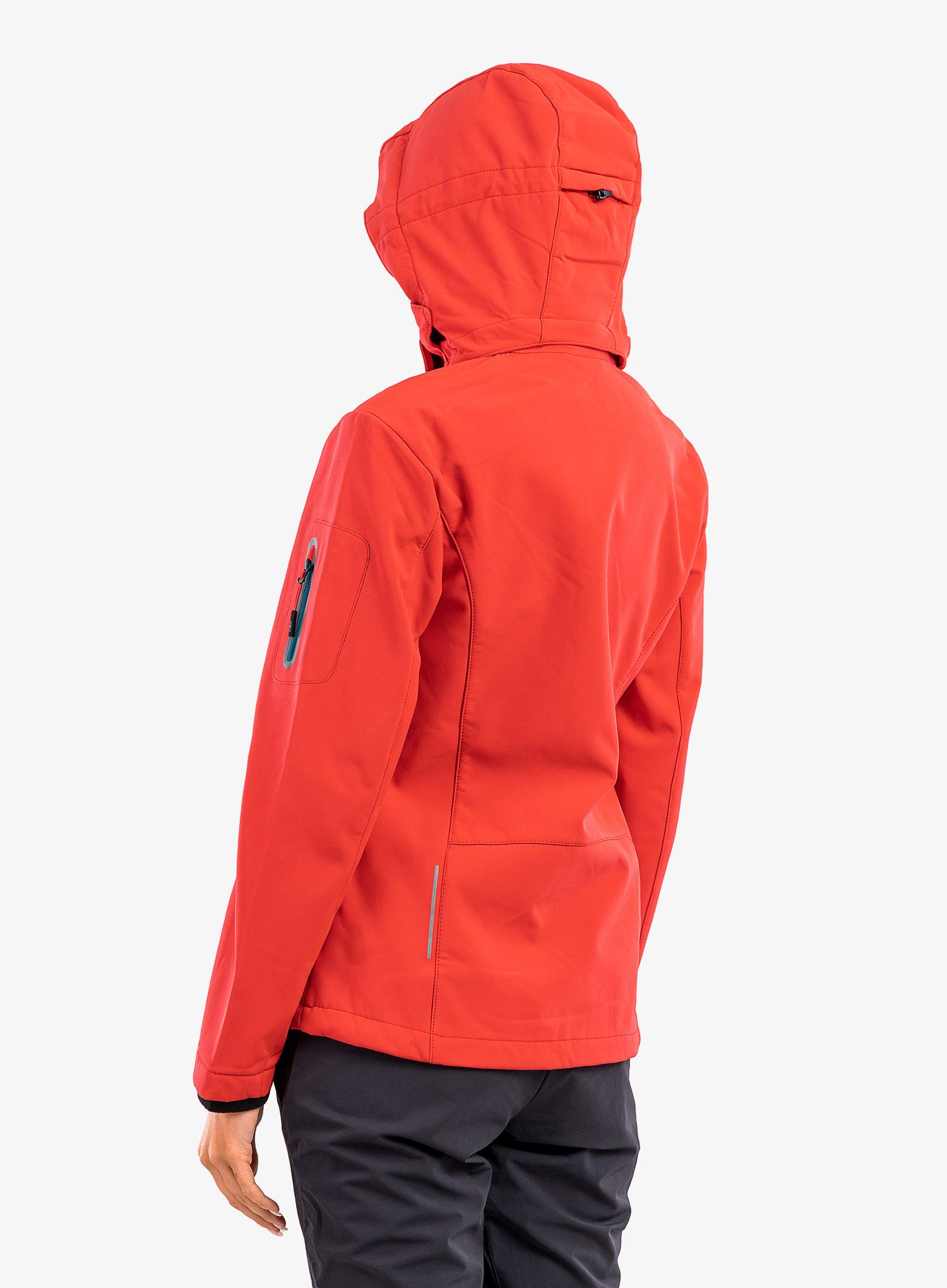 Куртка softshell жіноча CMP Terra Jacket Zip Hood - campari