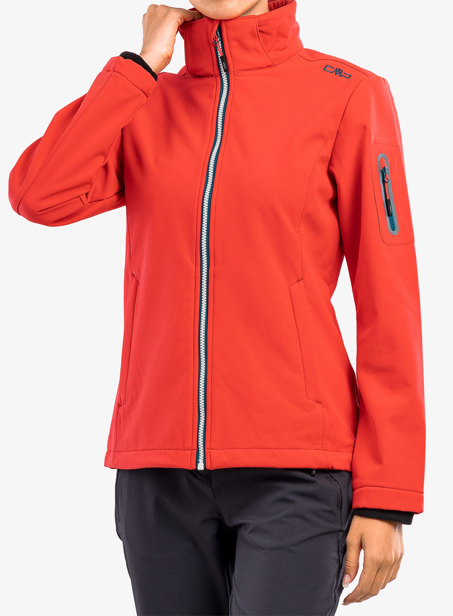 Куртка softshell жіноча CMP Terra Jacket Zip Hood - campari