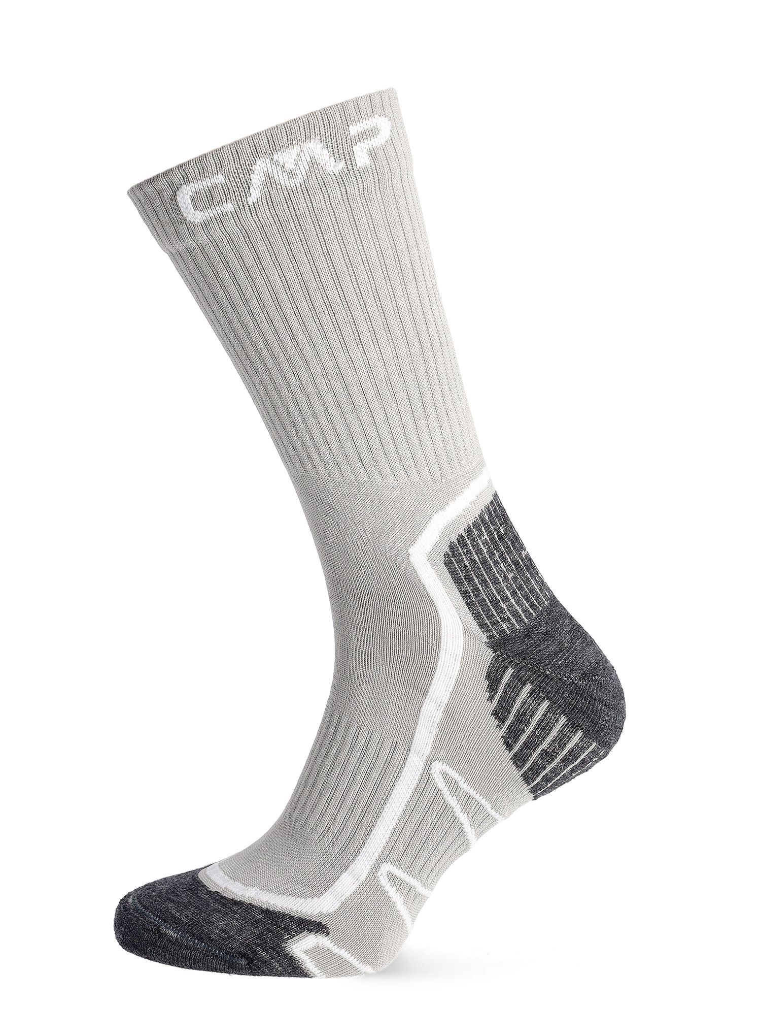 Шкарпетки туристичні CMP Trekking Sock Poly Mid - light grey