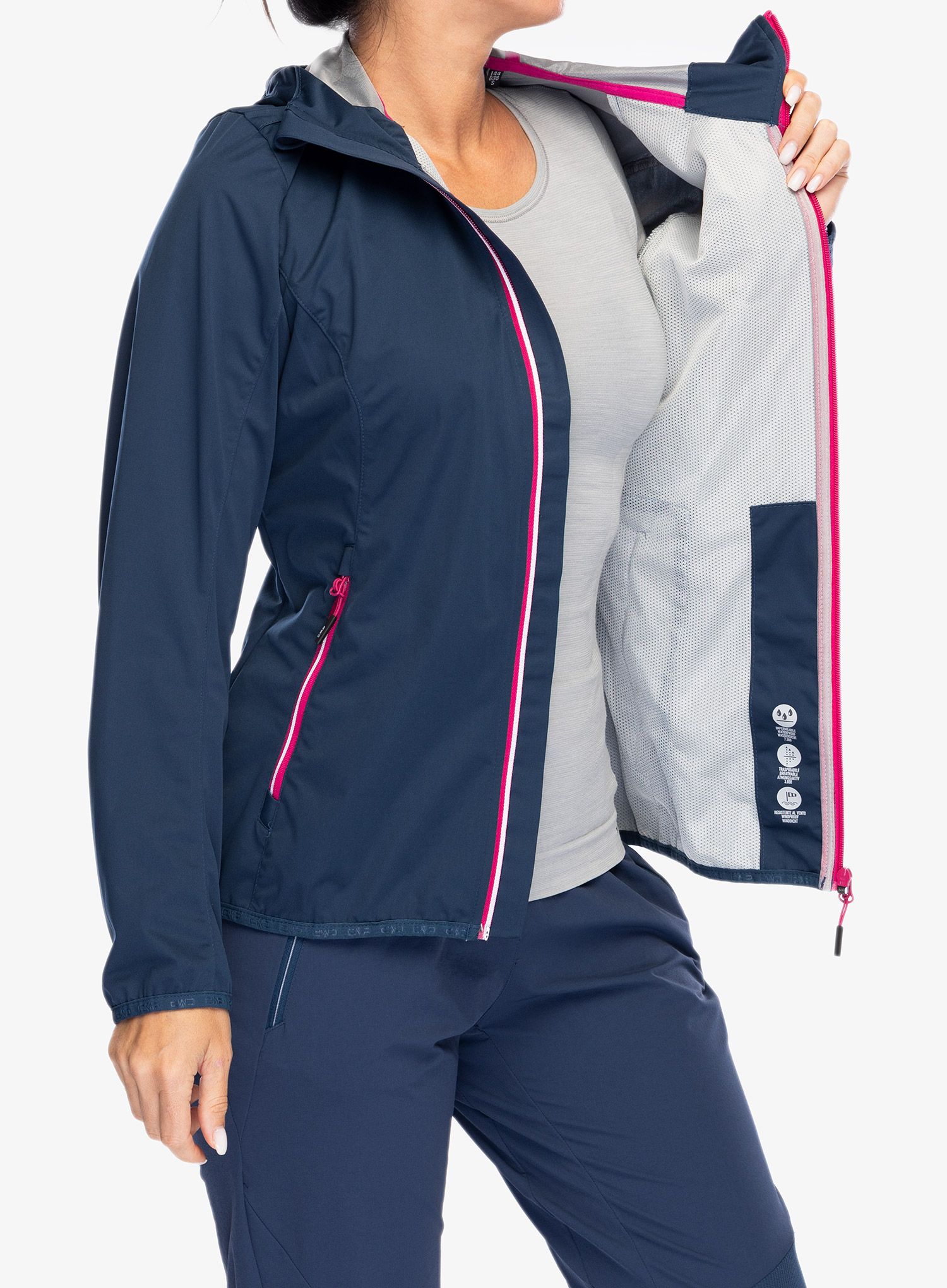 Куртка жіноча CMP Vicky Jacket Fix Hood - blue