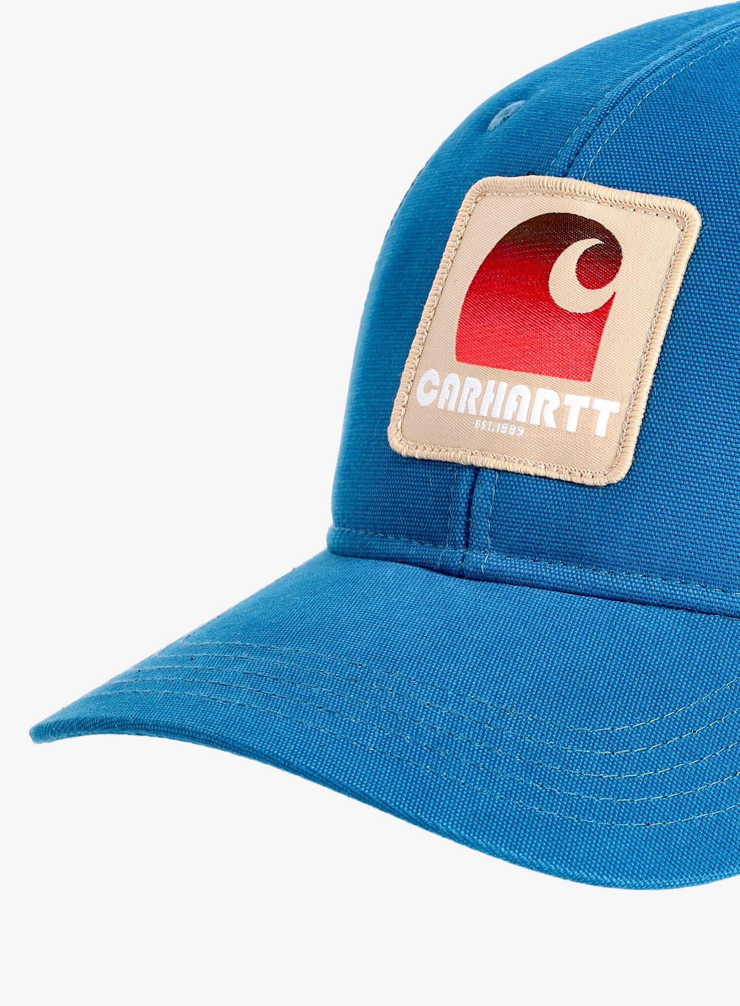 Кепка Carhartt Canvas Mesh-Back C Patch Cap - deep lagoon