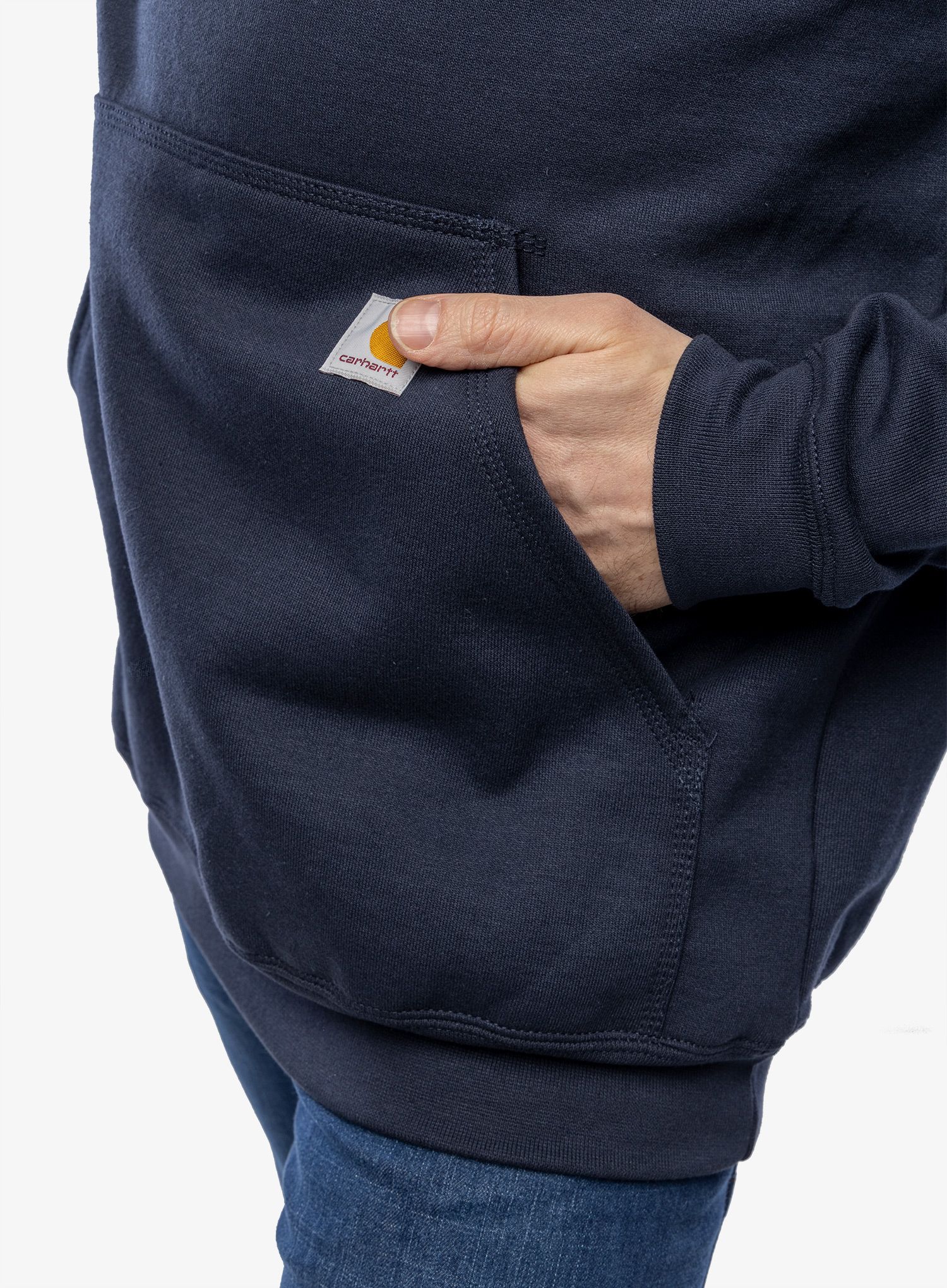 Кофта з каптуром Carhartt Hooded Sweatshirt - new navy