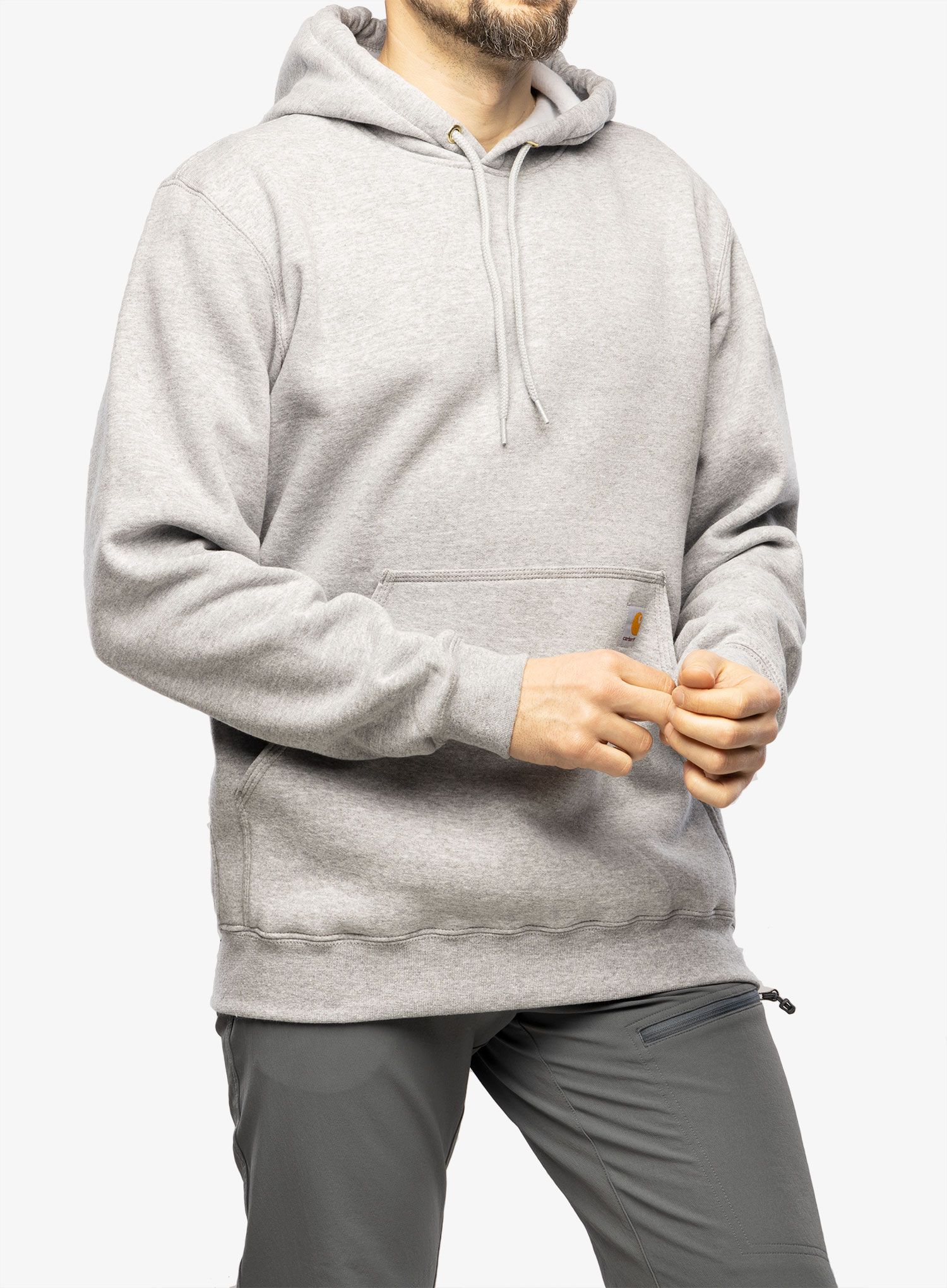 Кофта з каптуром Carhartt Hooded Sweatshirt - heather grey
