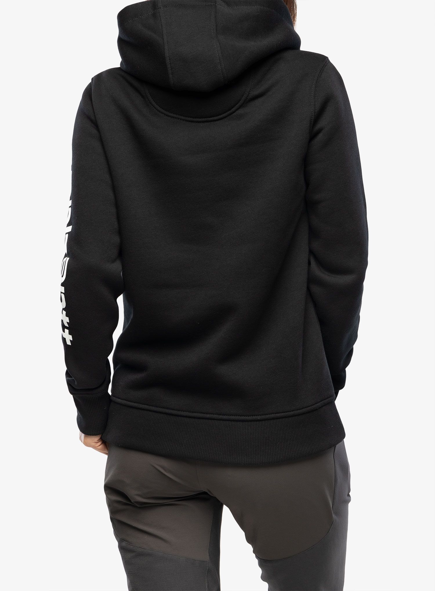 Кофта з каптуром жіноча Carhartt Logo Sleeve Graphic Sweatshirt - black