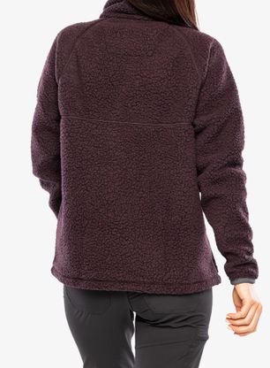 Фліска жіноча Carhartt Relaxed Fit Fleece Pullover - blackberry heather