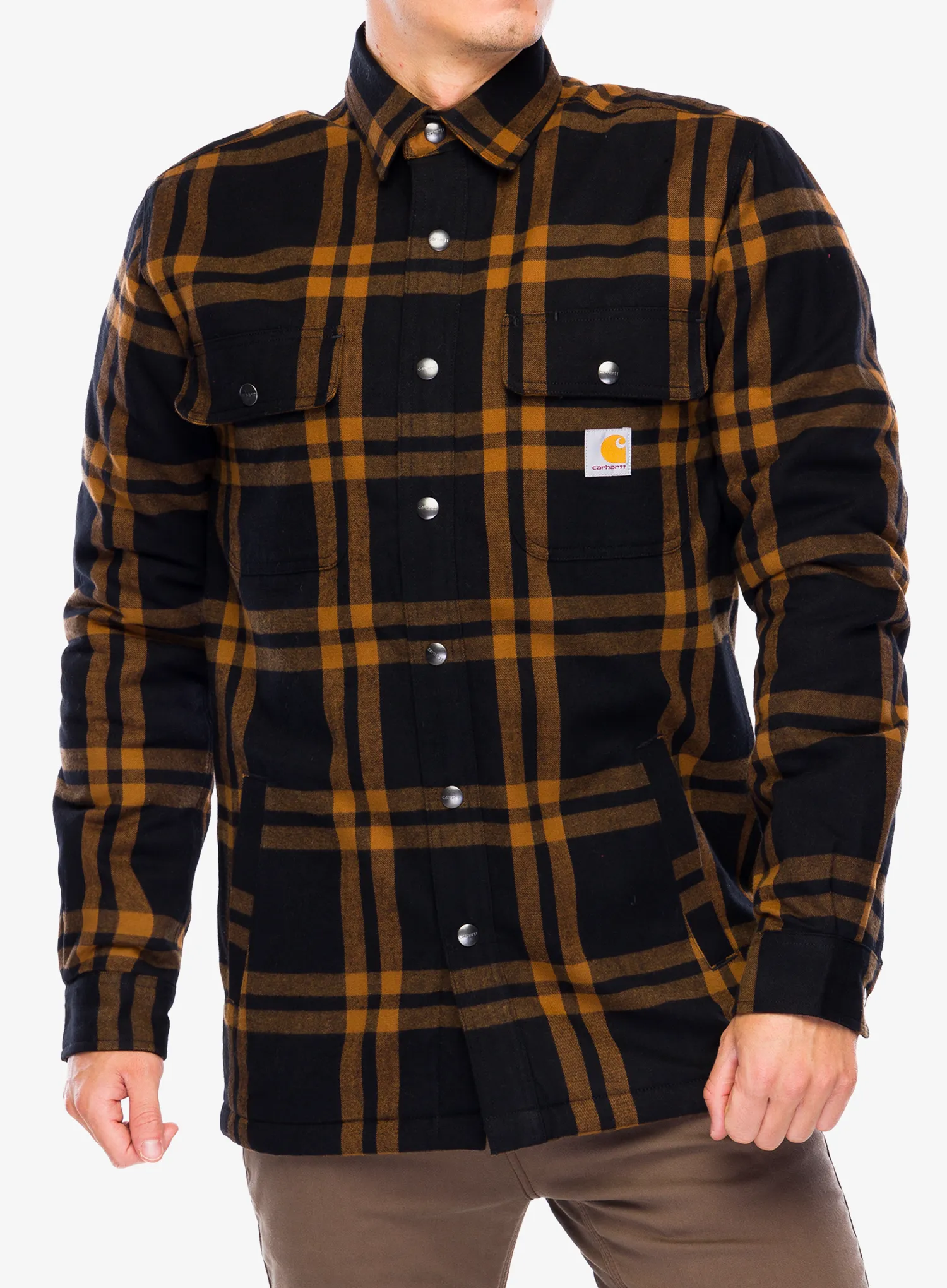 Сорочка Carhartt Roane Hooded Shirt Jac - black