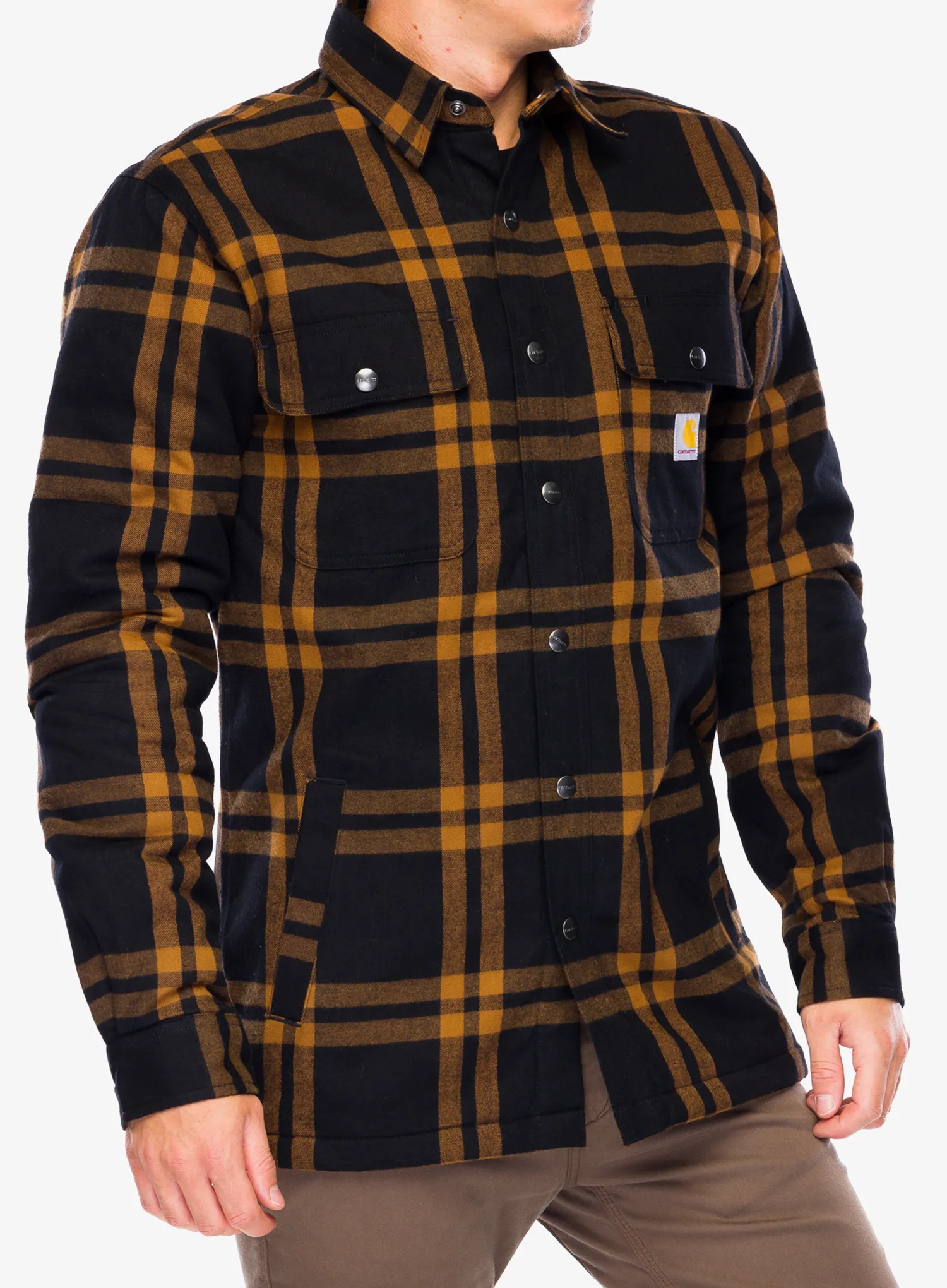 Сорочка Carhartt Roane Hooded Shirt Jac - black