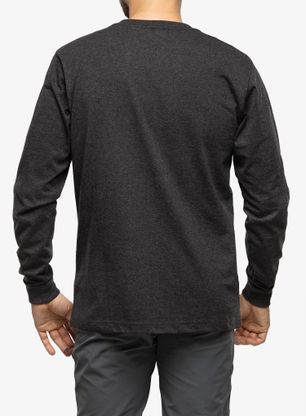 Футболка з довгими рукавами Carhartt Sleeve Logo T-Shirt L/S - carbon heather