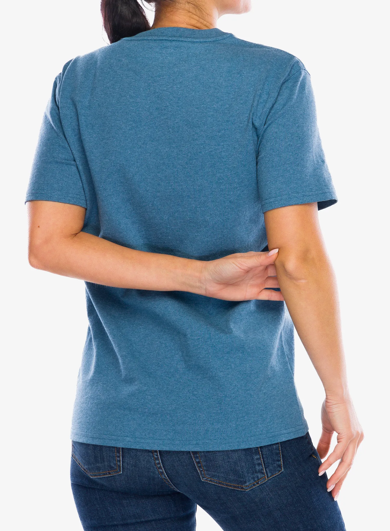Футболка жіноча Carhartt Workwear Pocket S/S T-Shirt - thundercloud heather