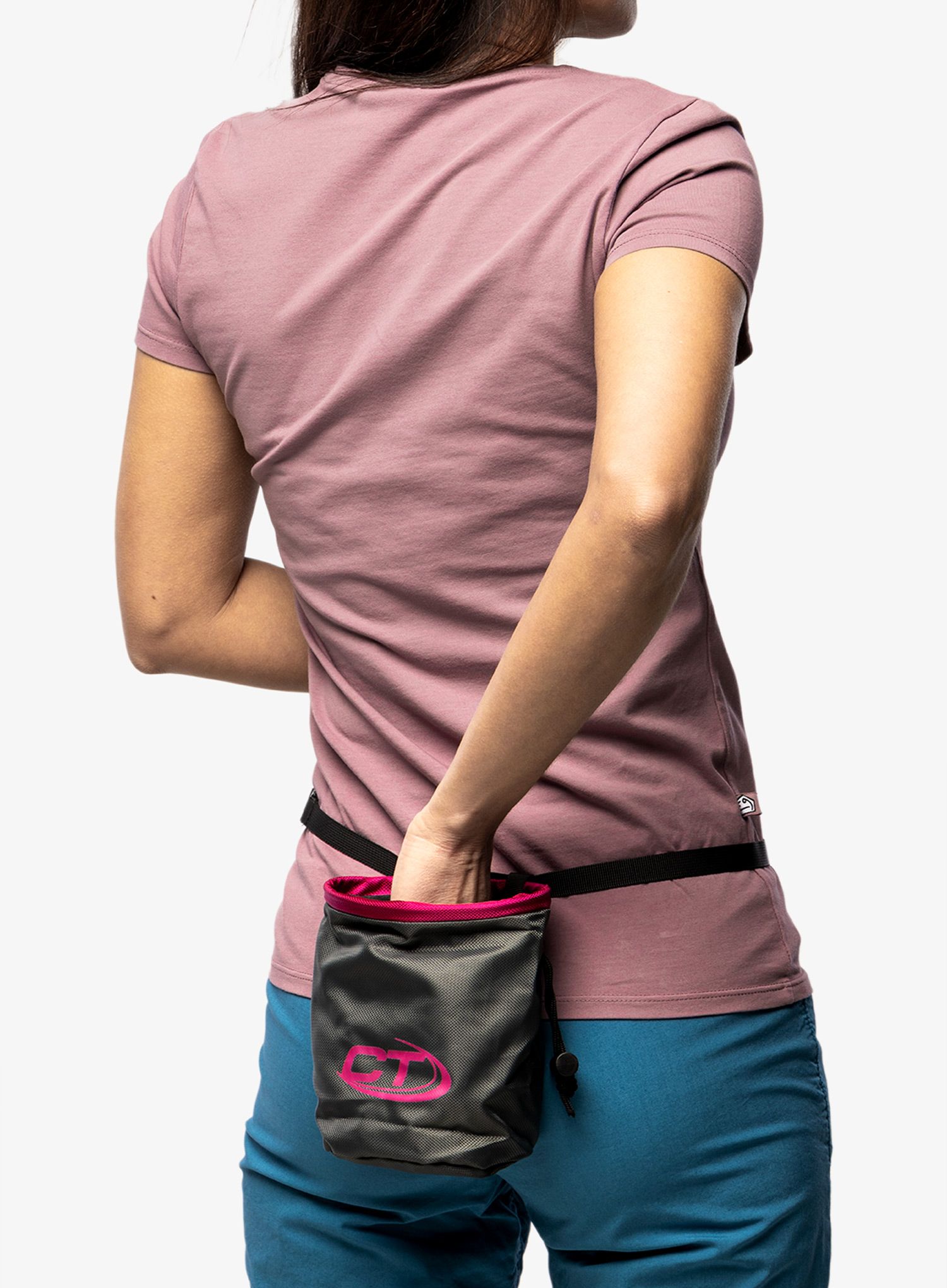 Мішечок для магнезії Climbing Technology/SKYLOTEC Cylinder - anthracite/cyclamen
