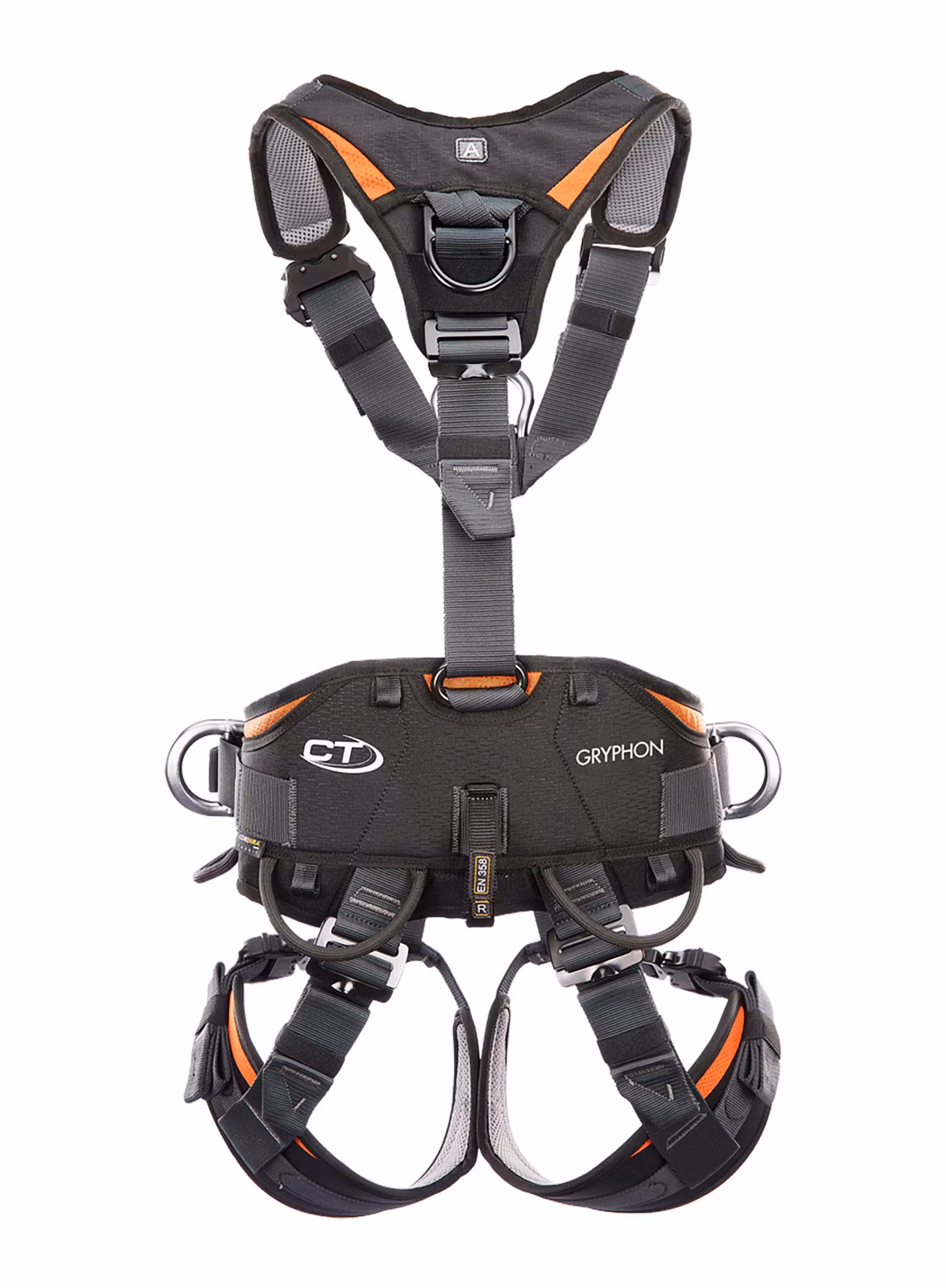 Страхувальна система промислова Climbing Technology/SKYLOTEC Gryphon Ascender - black/orange