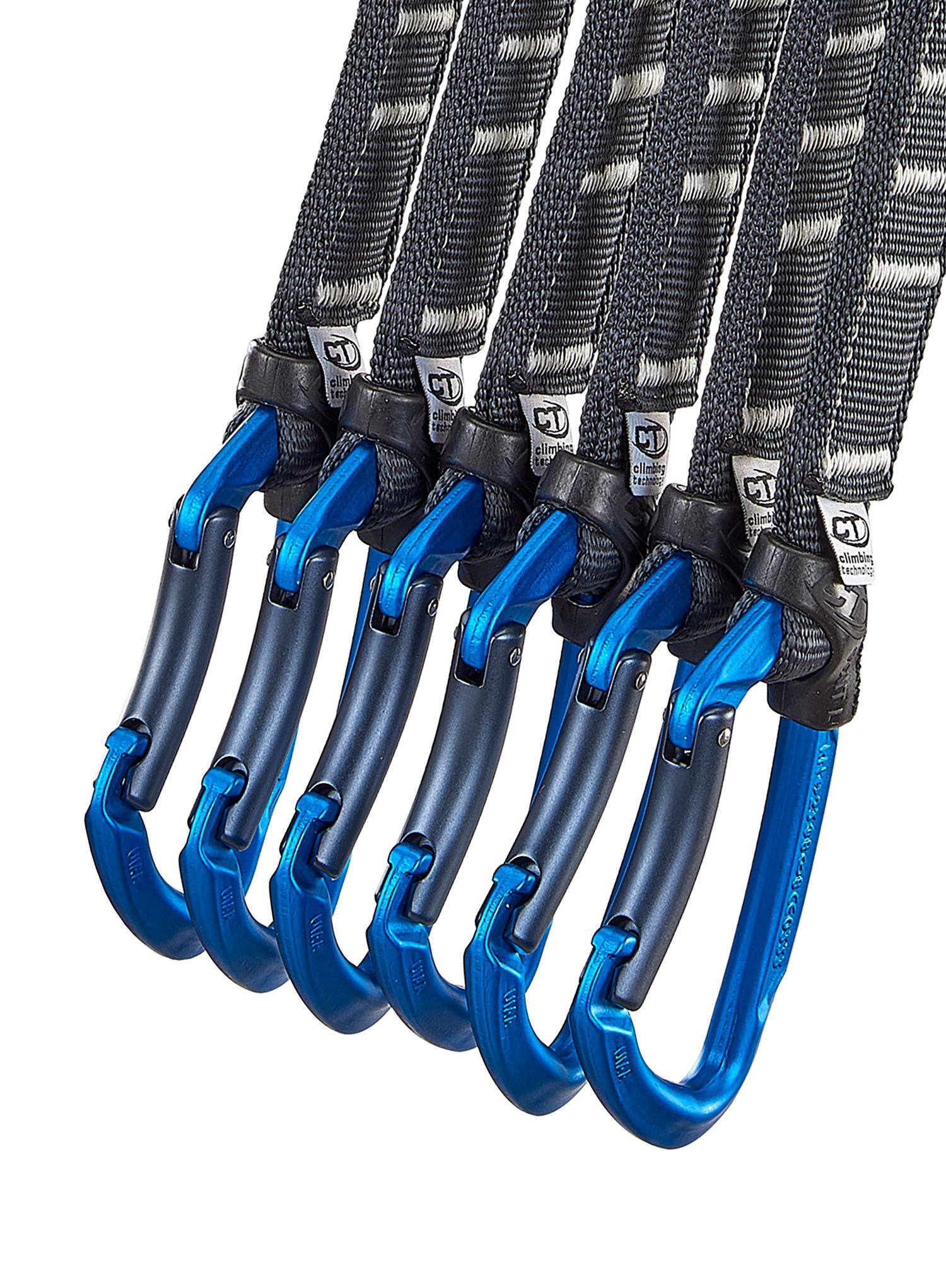 відтяжки Climbing Technology/SKYLOTEC Lime Set NY Pro 17 cm 6-Pack - anthracite/electricblue
