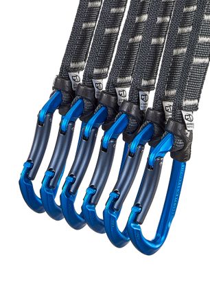 відтяжки Climbing Technology/SKYLOTEC Lime Set NY Pro 17 cm 6-Pack - anthracite/electricblue