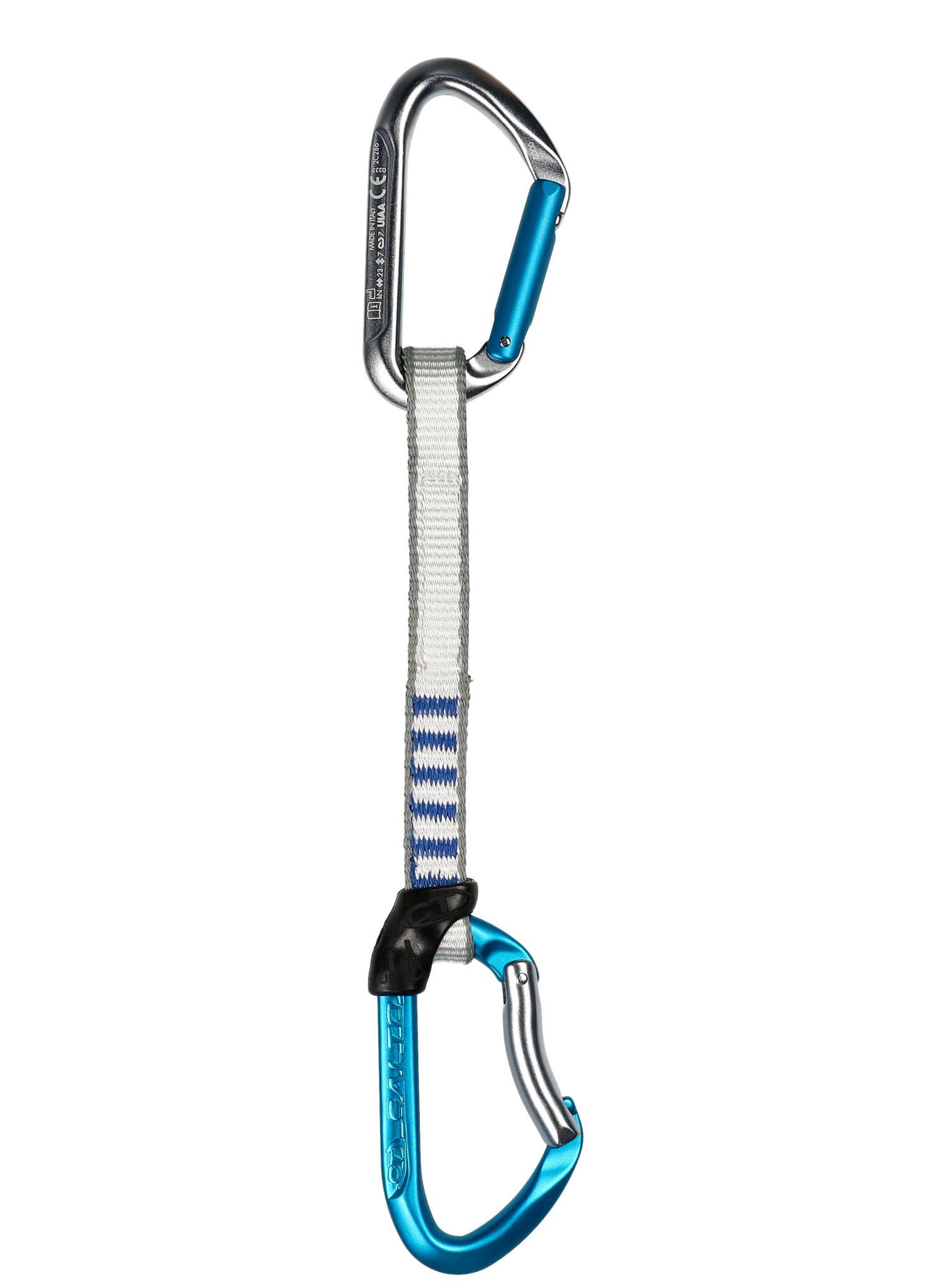 відтяжки Climbing Technology/SKYLOTEC Salto Set NY 17 cm 6-Pack - titanium/electricblue