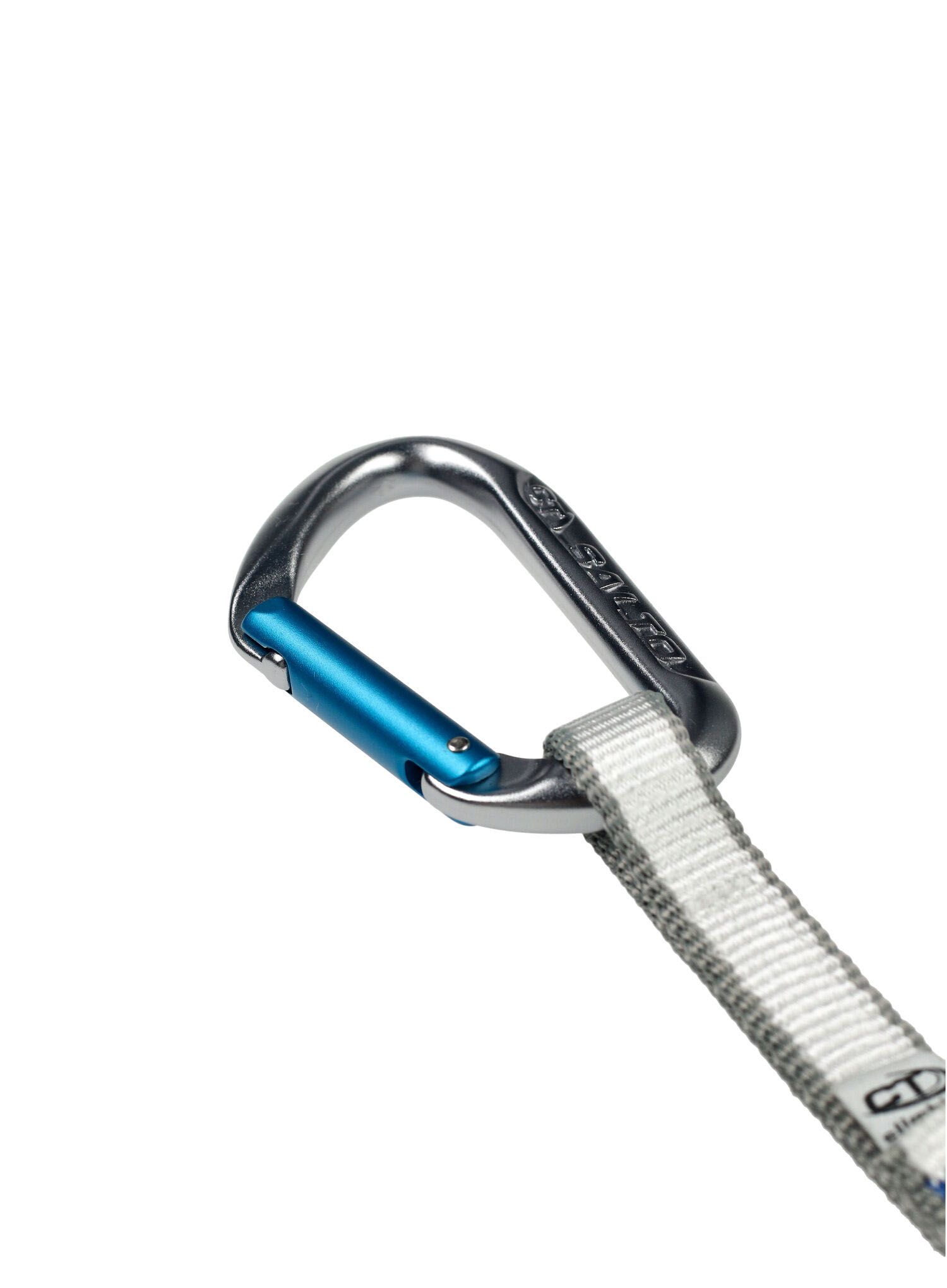 відтяжки Climbing Technology/SKYLOTEC Salto Set NY 17 cm 6-Pack - titanium/electricblue