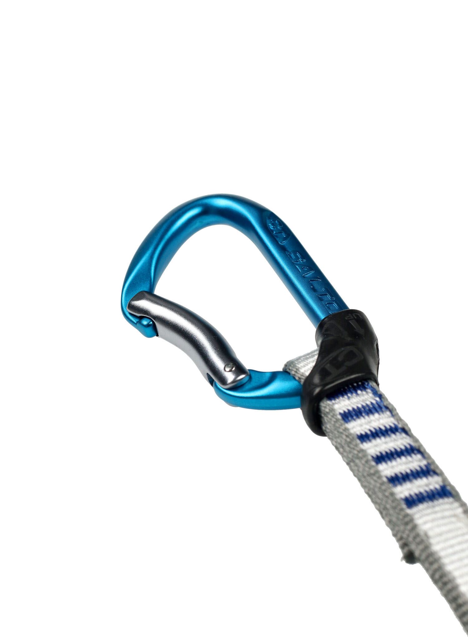 відтяжки Climbing Technology/SKYLOTEC Salto Set NY 17 cm 6-Pack - titanium/electricblue