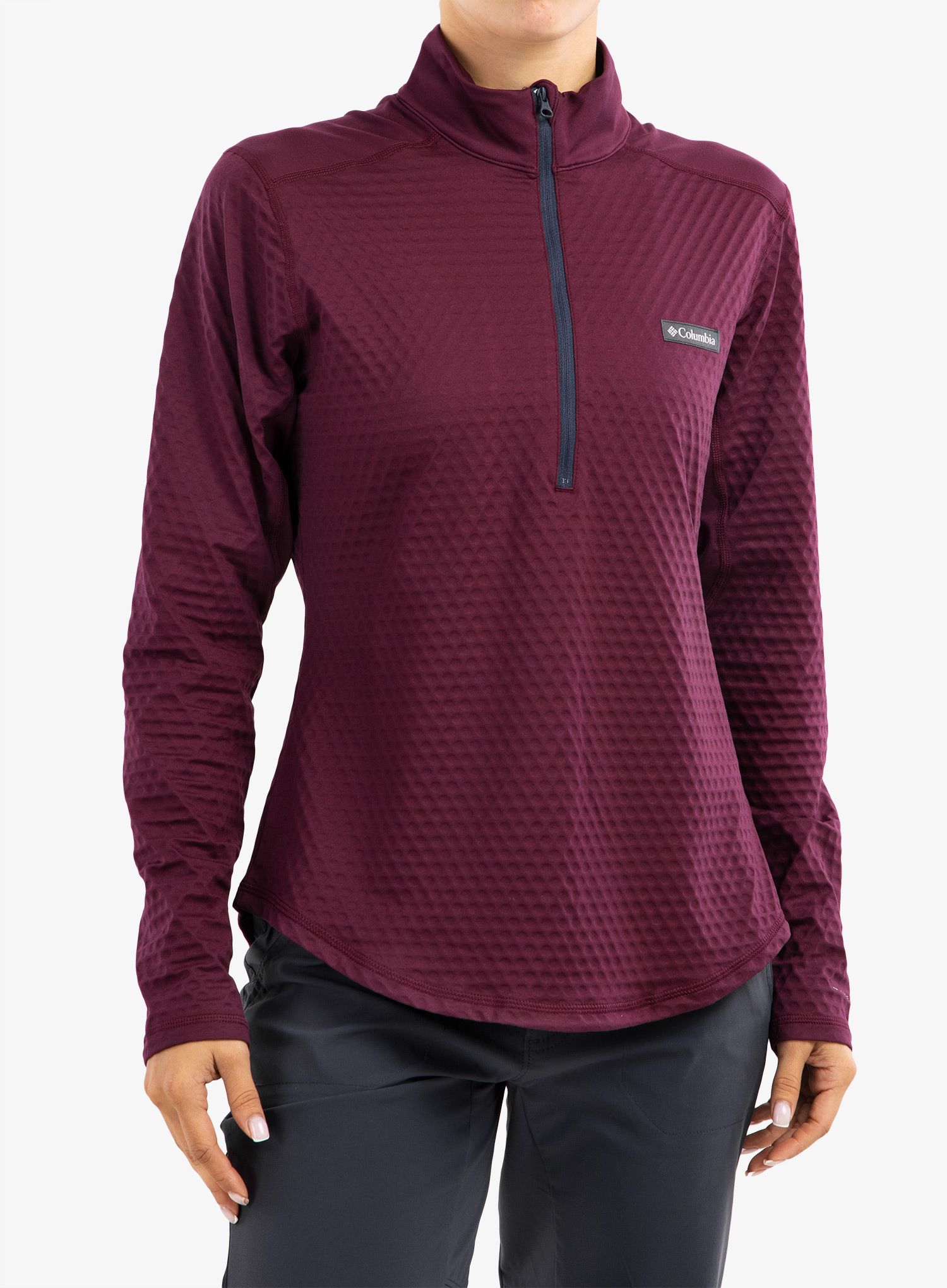 Кофта жіноча без каптура Columbia Bliss Ascent 1/2 Zip - marionberry
