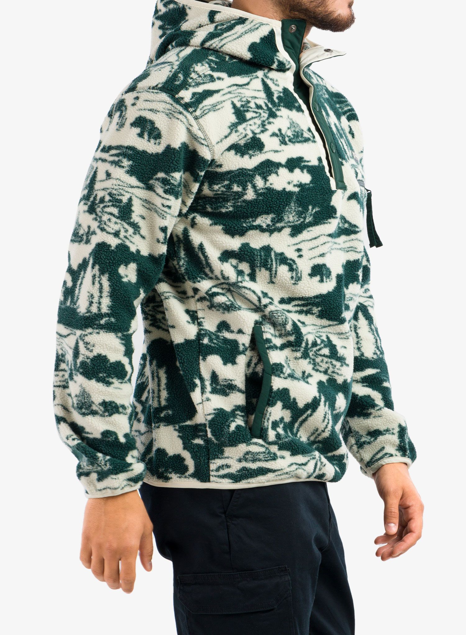 Кофта з каптуром Columbia Helvetia Hoodie - spruce roasted print