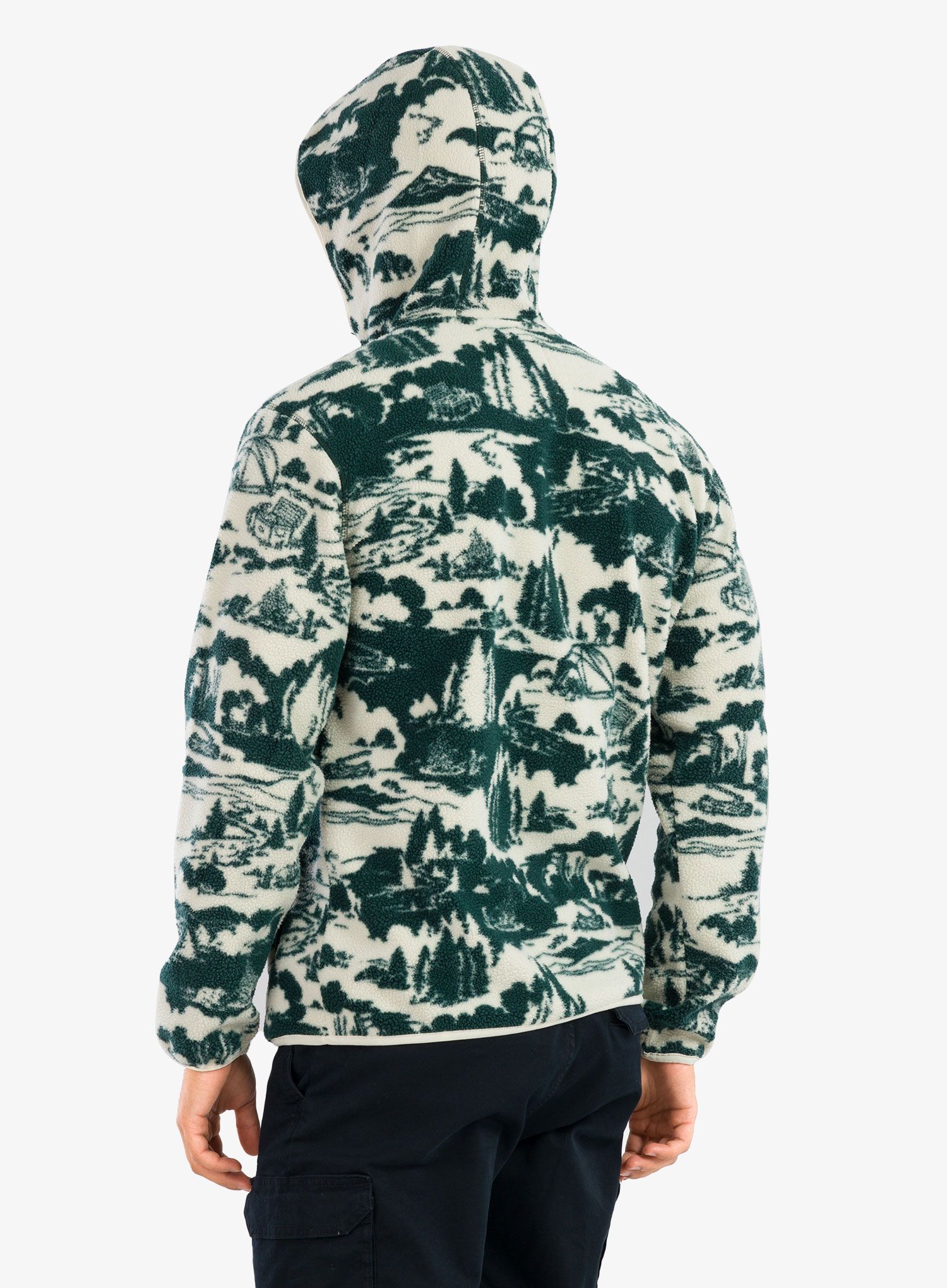Кофта з каптуром Columbia Helvetia Hoodie - spruce roasted print
