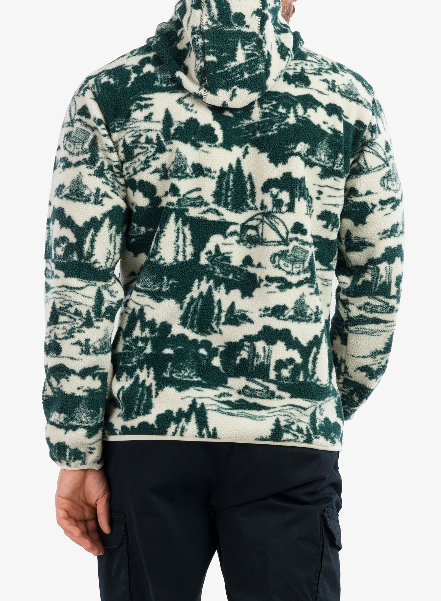Кофта з каптуром Columbia Helvetia Hoodie - spruce roasted print